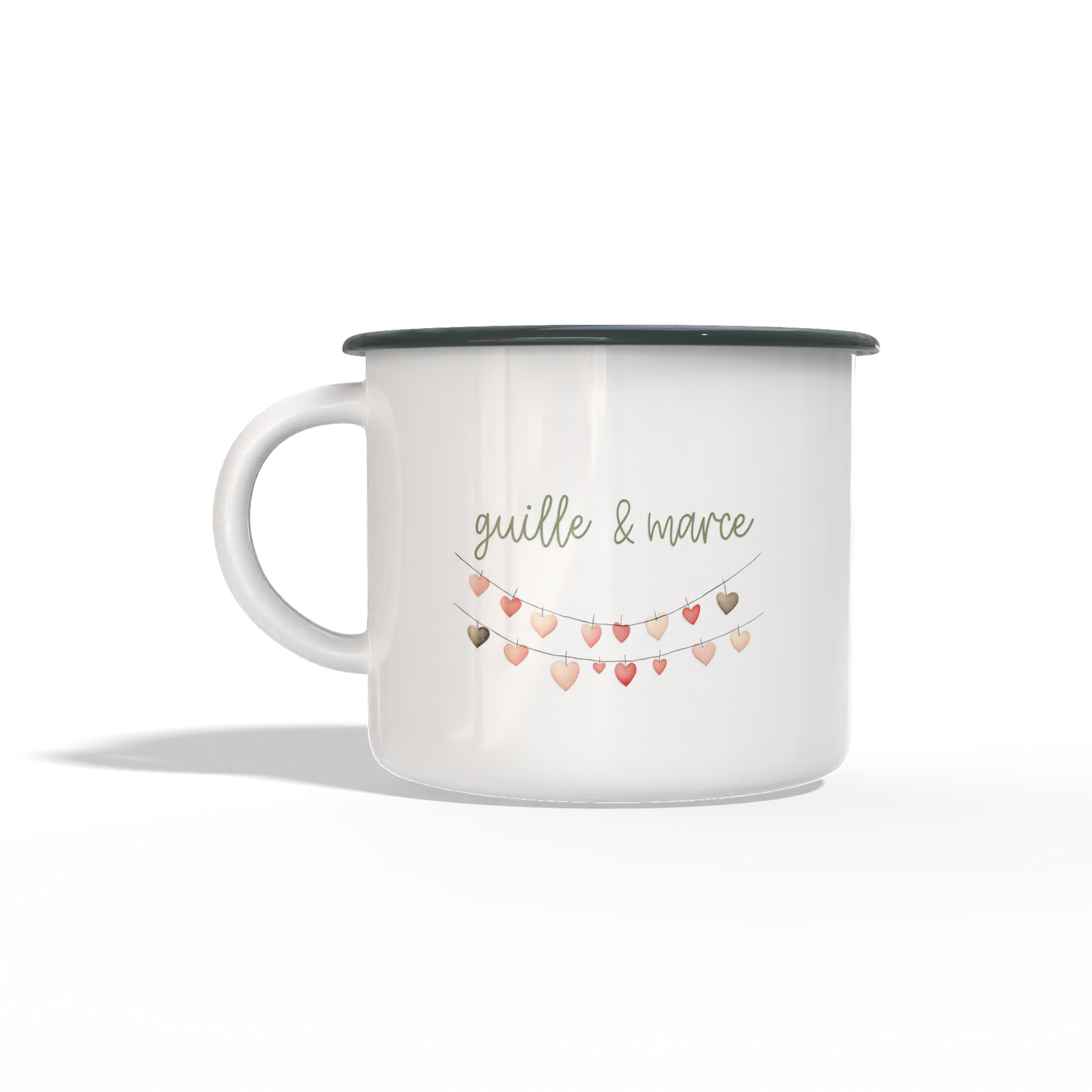 Taza estilo vintage SAN VALENTÍN personalizada
