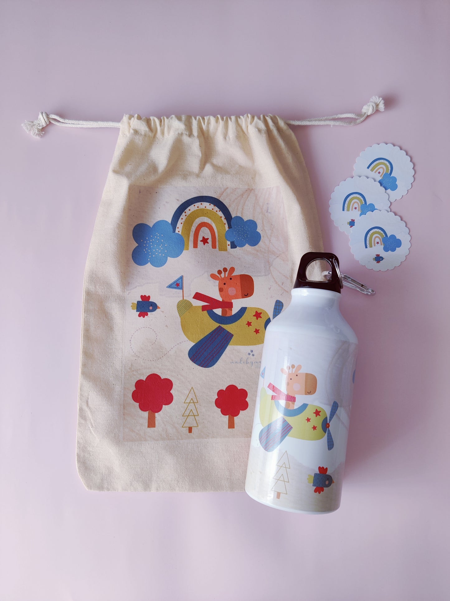 bolsa algodon, detalle comunion. bautizo o eventos