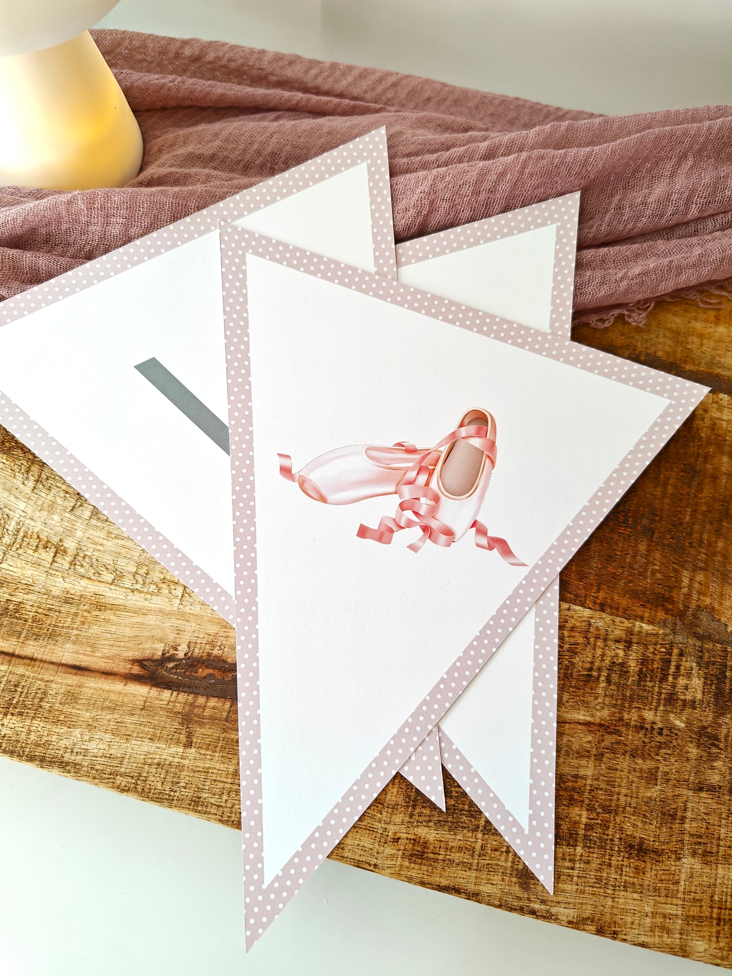 Guirnalda / Banderín personalizada Comunión COLECCIÓN BALLET