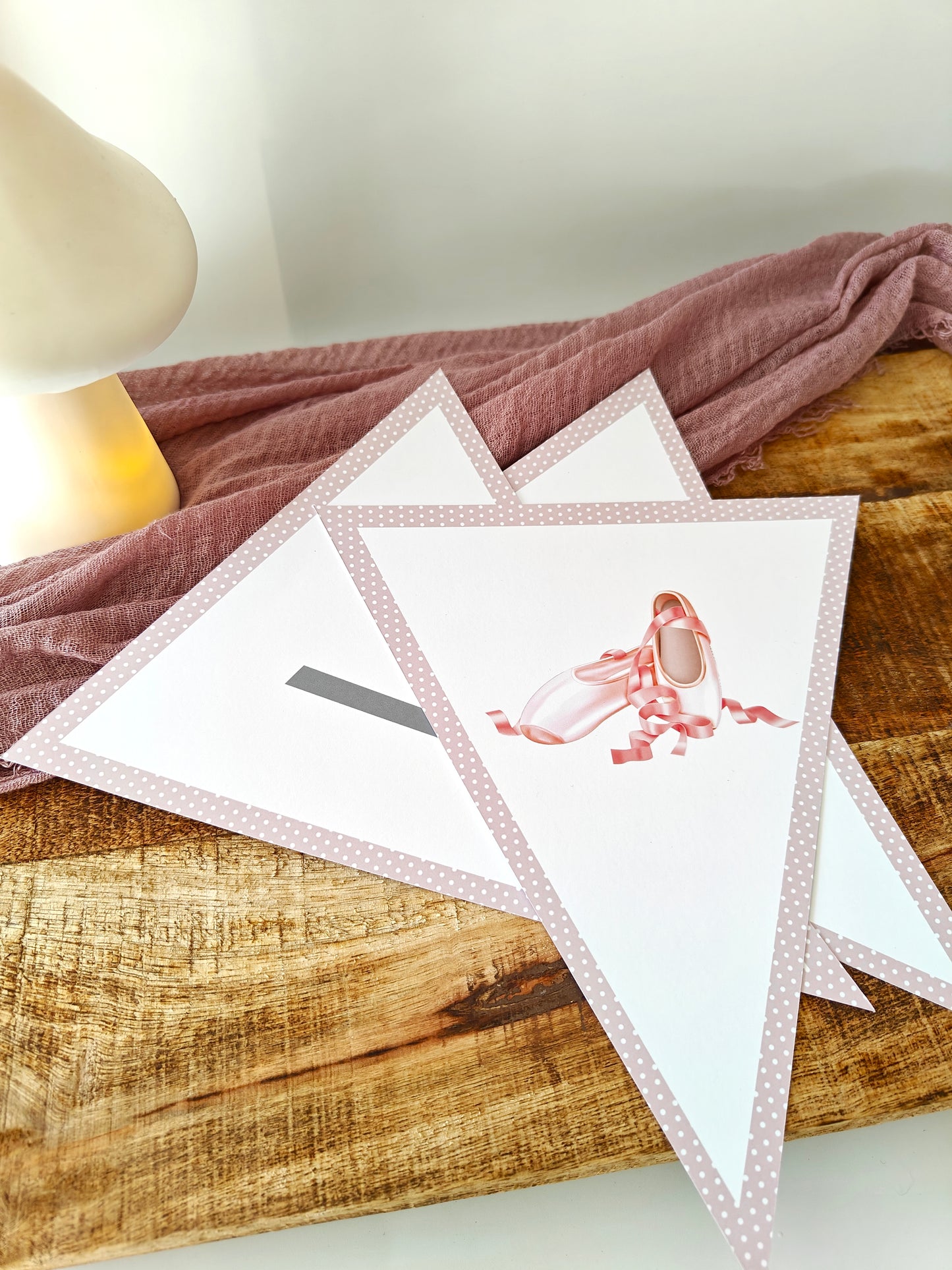 Guirnalda / Banderín personalizada Comunión COLECCIÓN BALLET