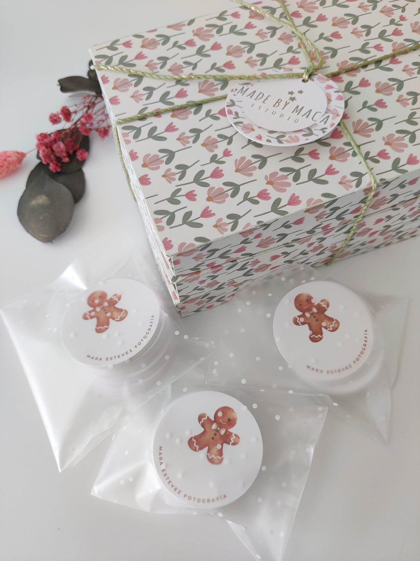 Pack x 15 Etiquetas redondas personalizadas