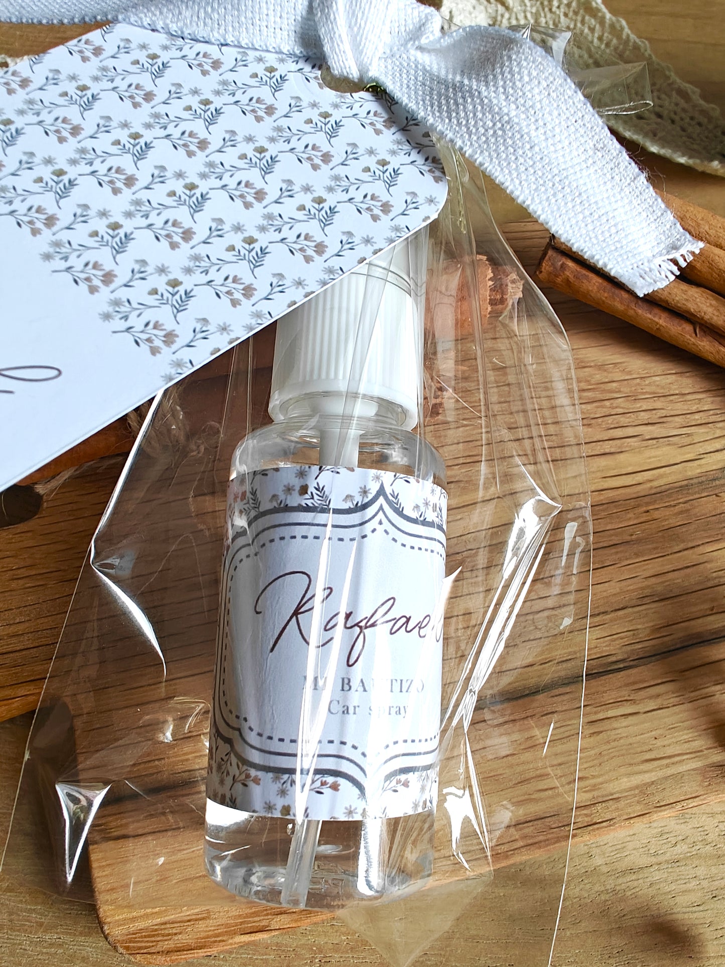 Spray para coche personalizado Bautizo COLECCION BARI