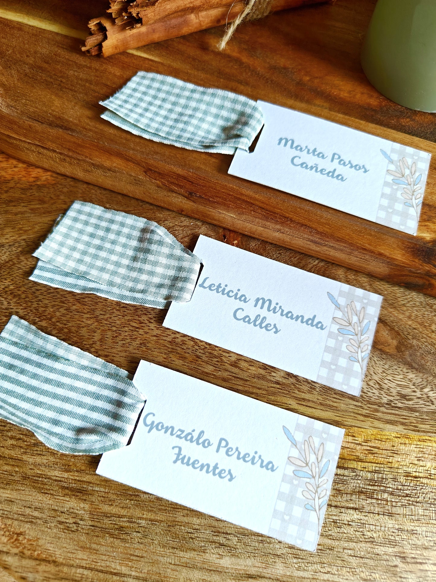 Pack Posición de mesa o place card personalizado Comunión