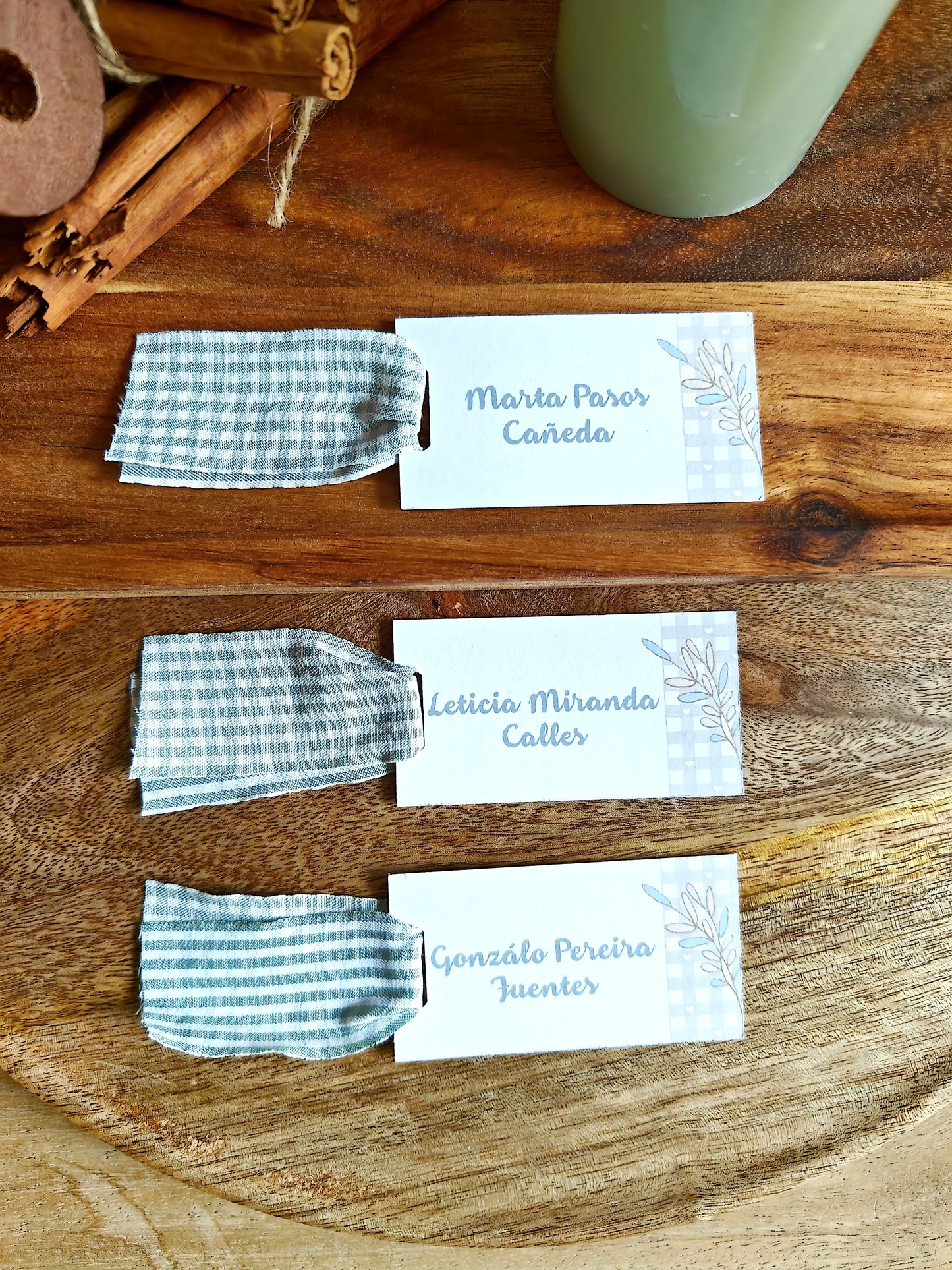 Pack Posición de mesa o place card personalizado Comunión