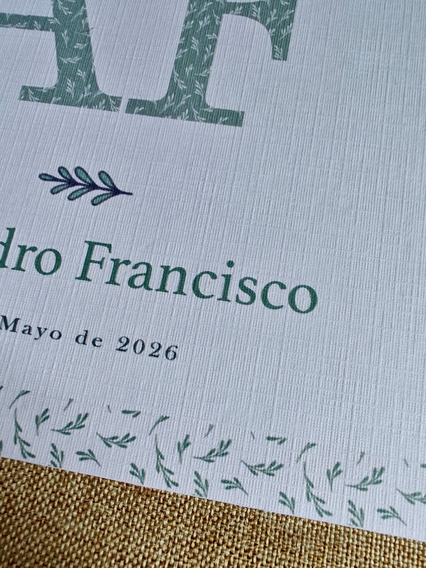 Libro de firmas y fotos personalizado. Primera Comunión COLECCIÓN ANGELITO (niño)