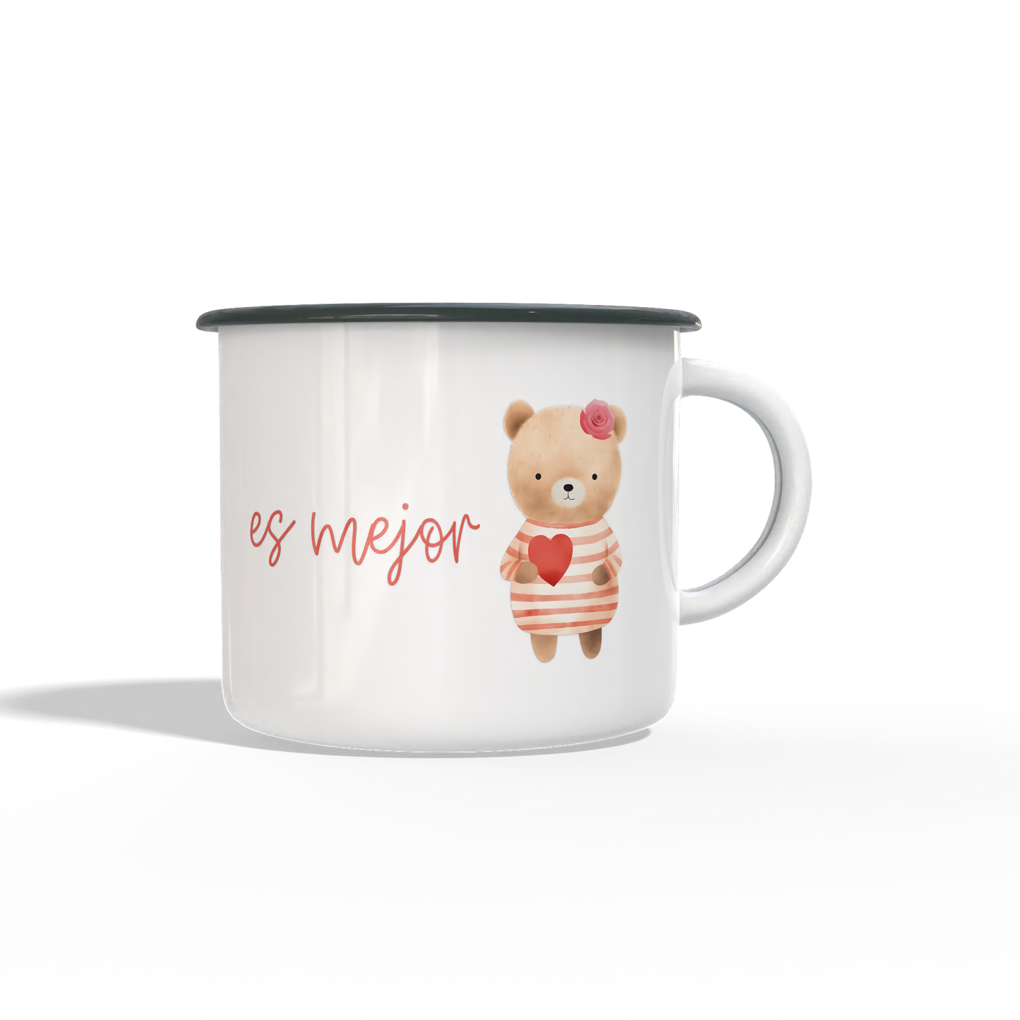 Tazas x 2 estilo vintage SAN VALENTÍN personalizada
