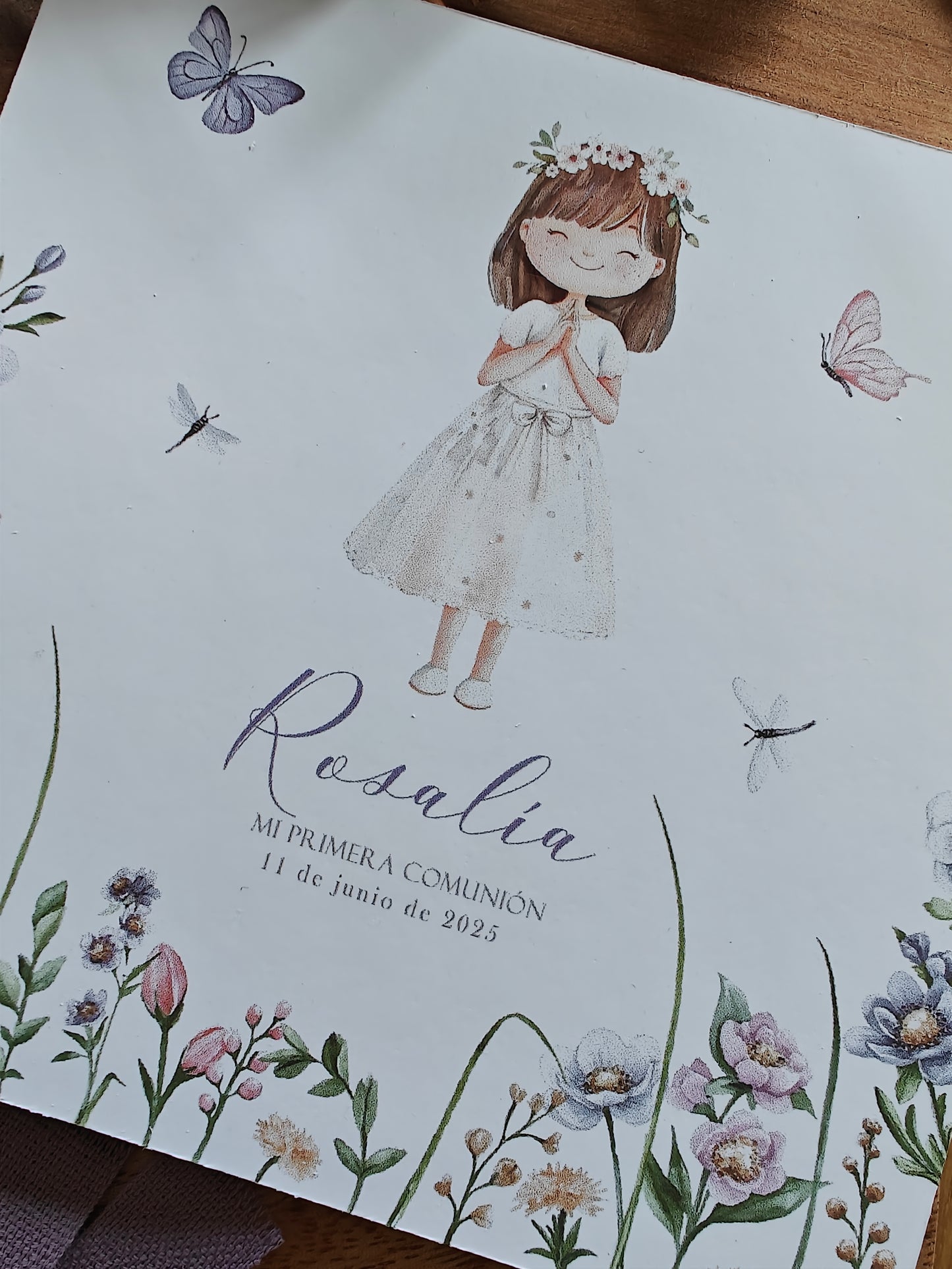 Recordatorio personalizado Comunión COLECCIÓN TAORMINA