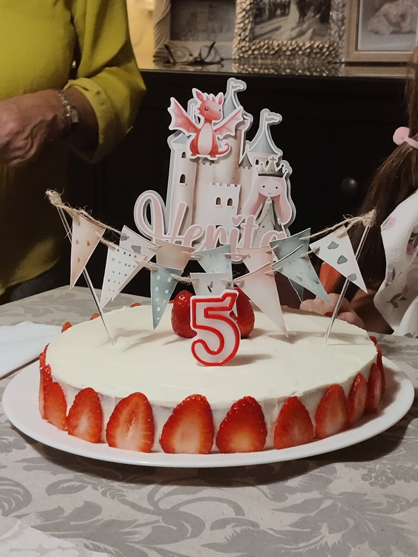Topper tarta x2 personalizados Festejos y cumpleaños