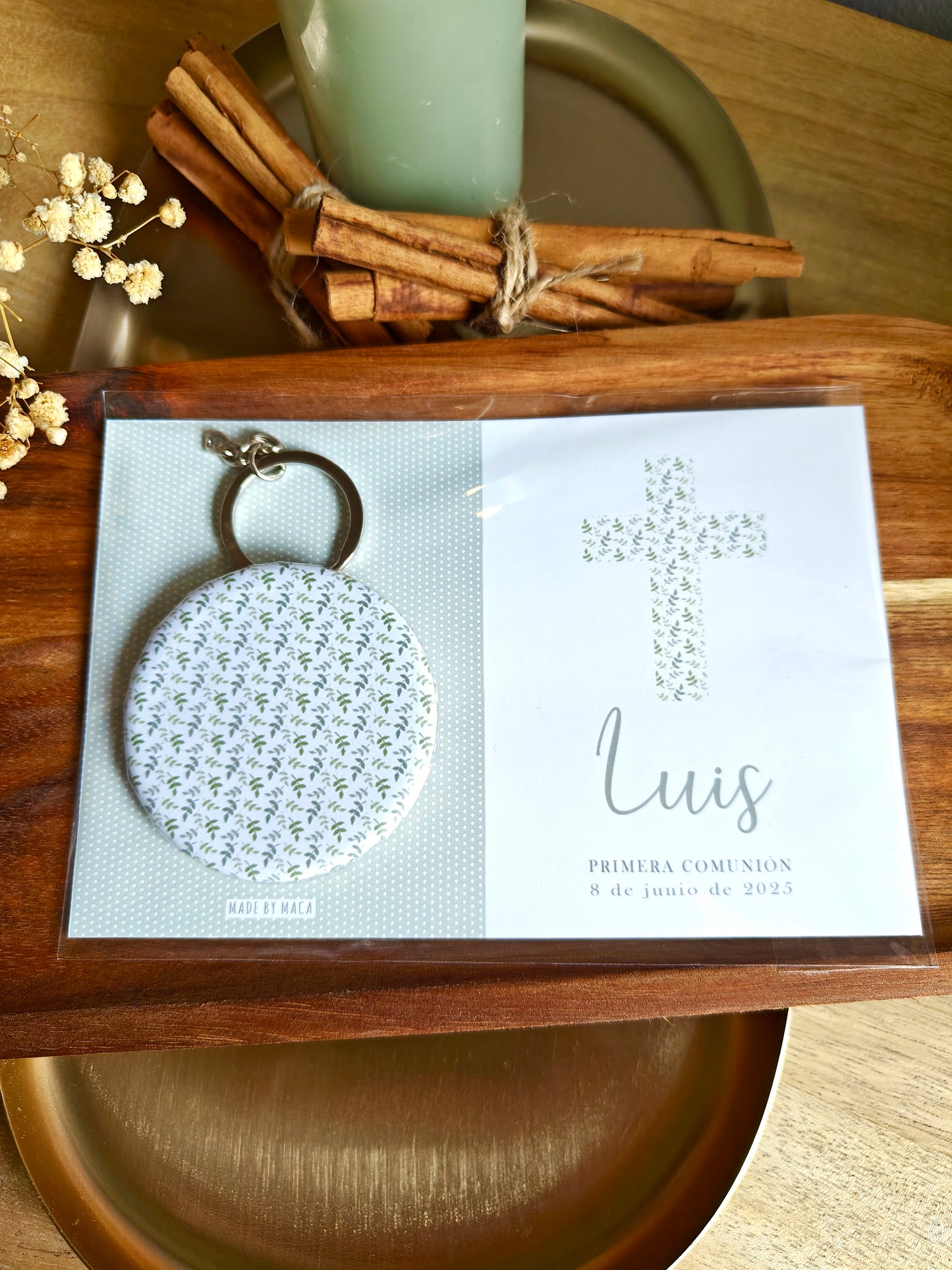 Abre botellas con o sin llavero, personalizado Comunión COLECCIÓN IMAGINE CRUZ