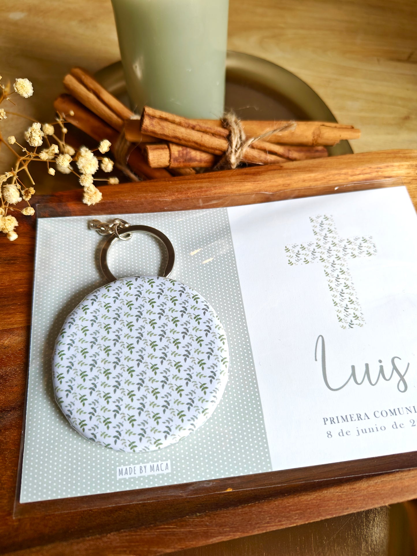 Abre botellas con o sin llavero, personalizado Comunión COLECCIÓN IMAGINE CRUZ