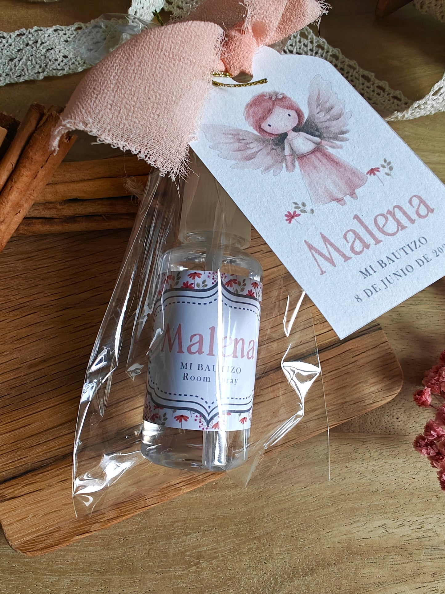Spray para ambiente personalizado Bautizo COLECCION ANGELITO