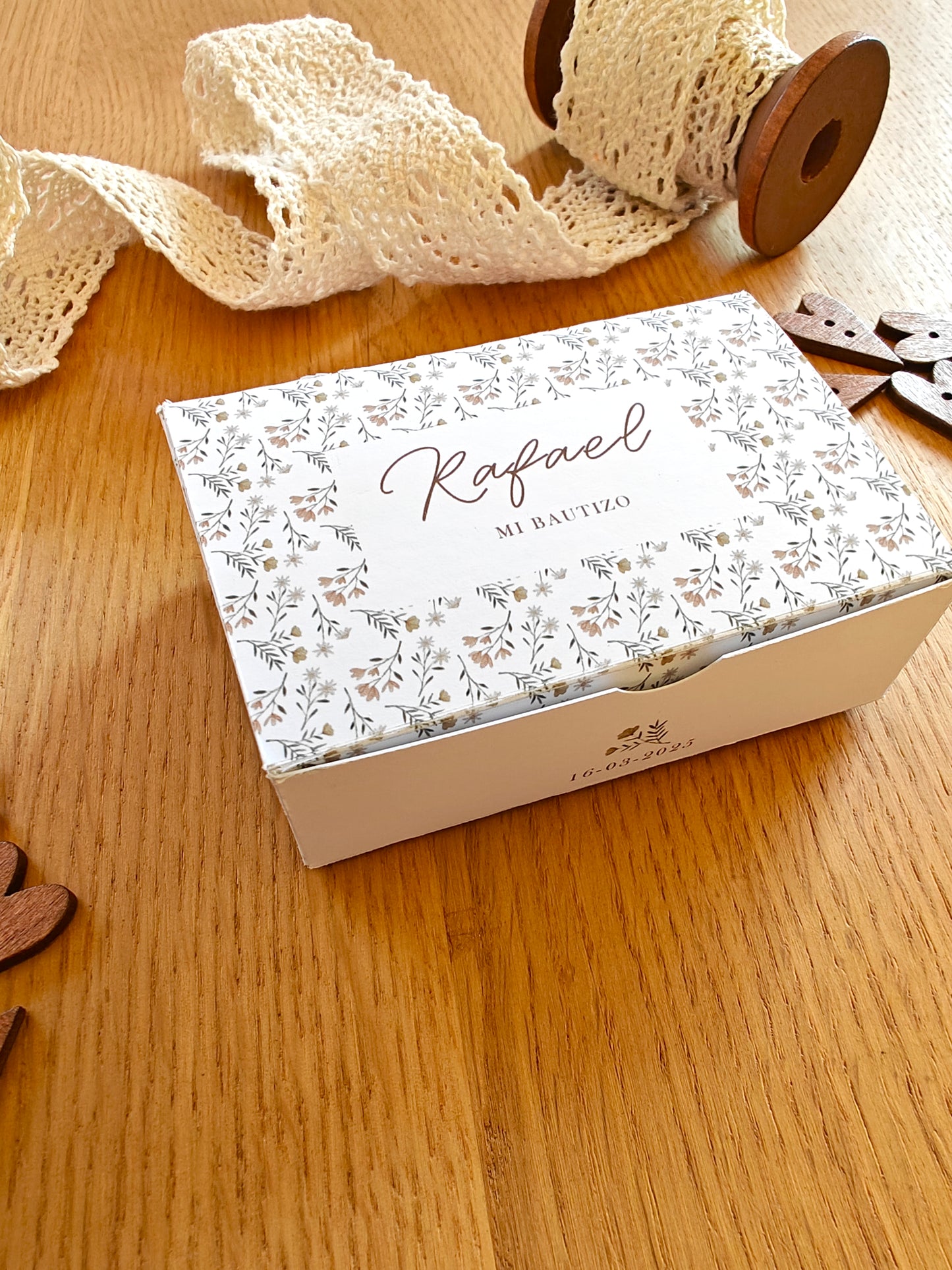 Caja cookie personalizada Bautizo COLECCIÓN BARI