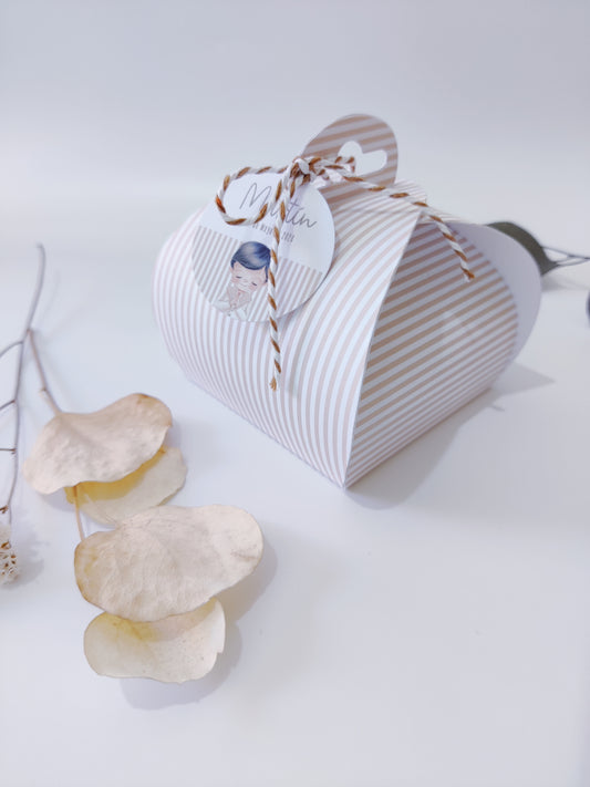 bombonera para dulces comunion, bautizo, eventos