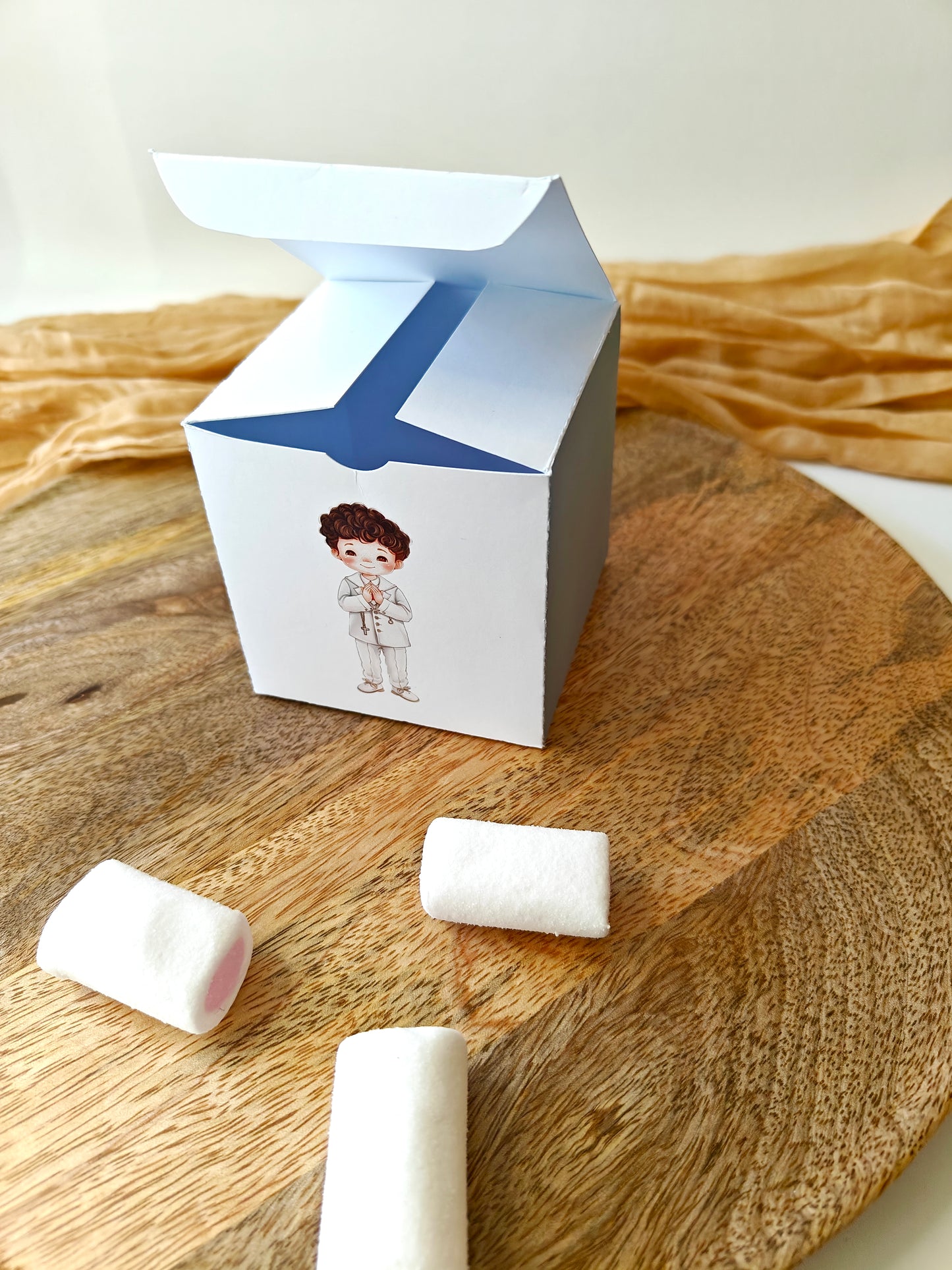 Caja sorpresa personalizada Comunión COLECCIÓN CIELO