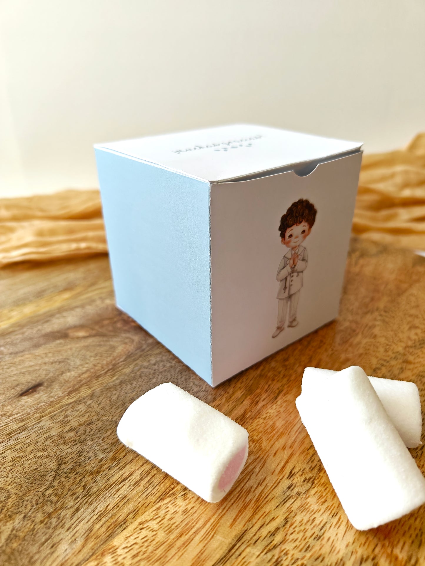 Caja sorpresa personalizada Comunión COLECCIÓN CIELO