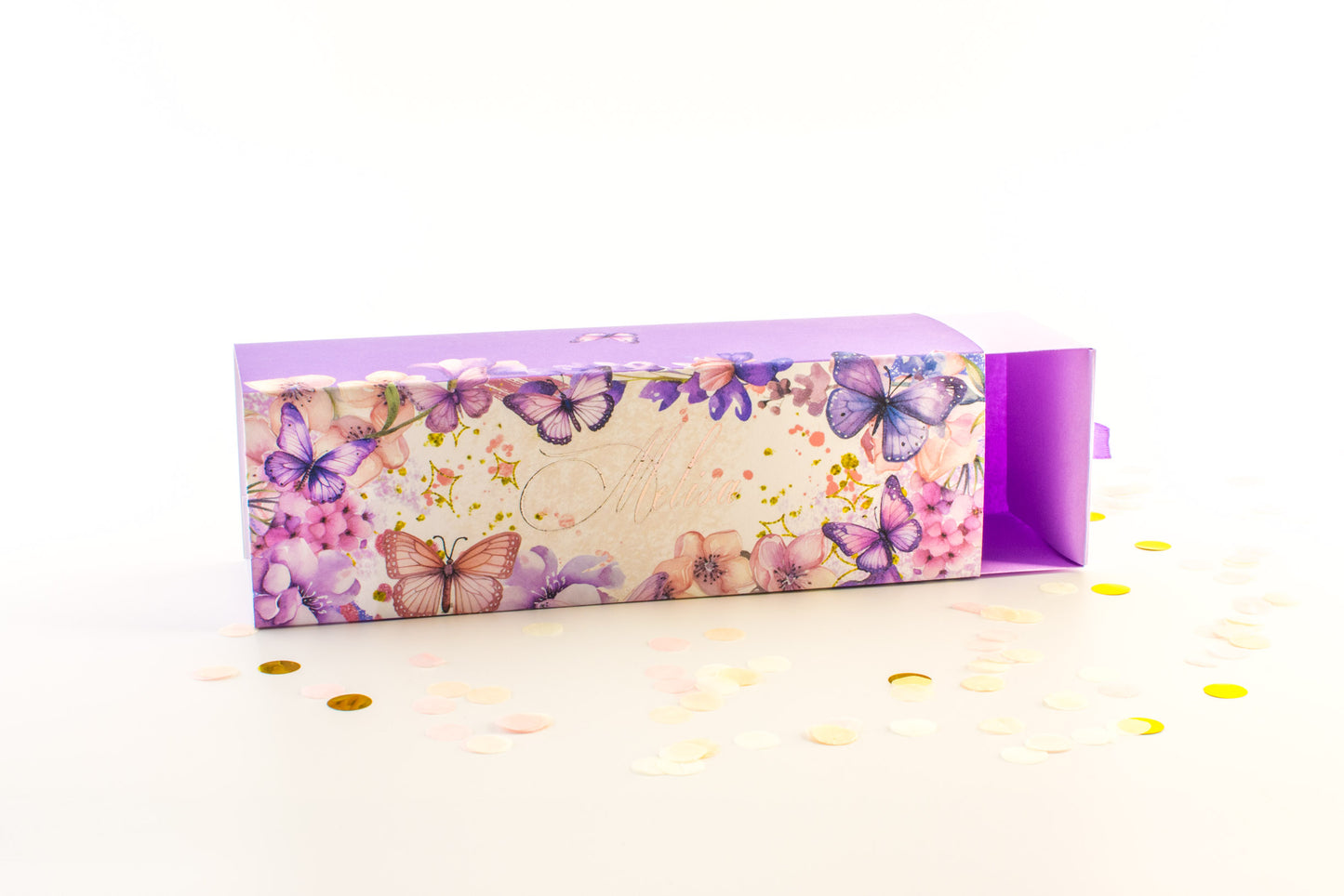 Caja rectangular deslizable personalizada Festejos y cumpleaños