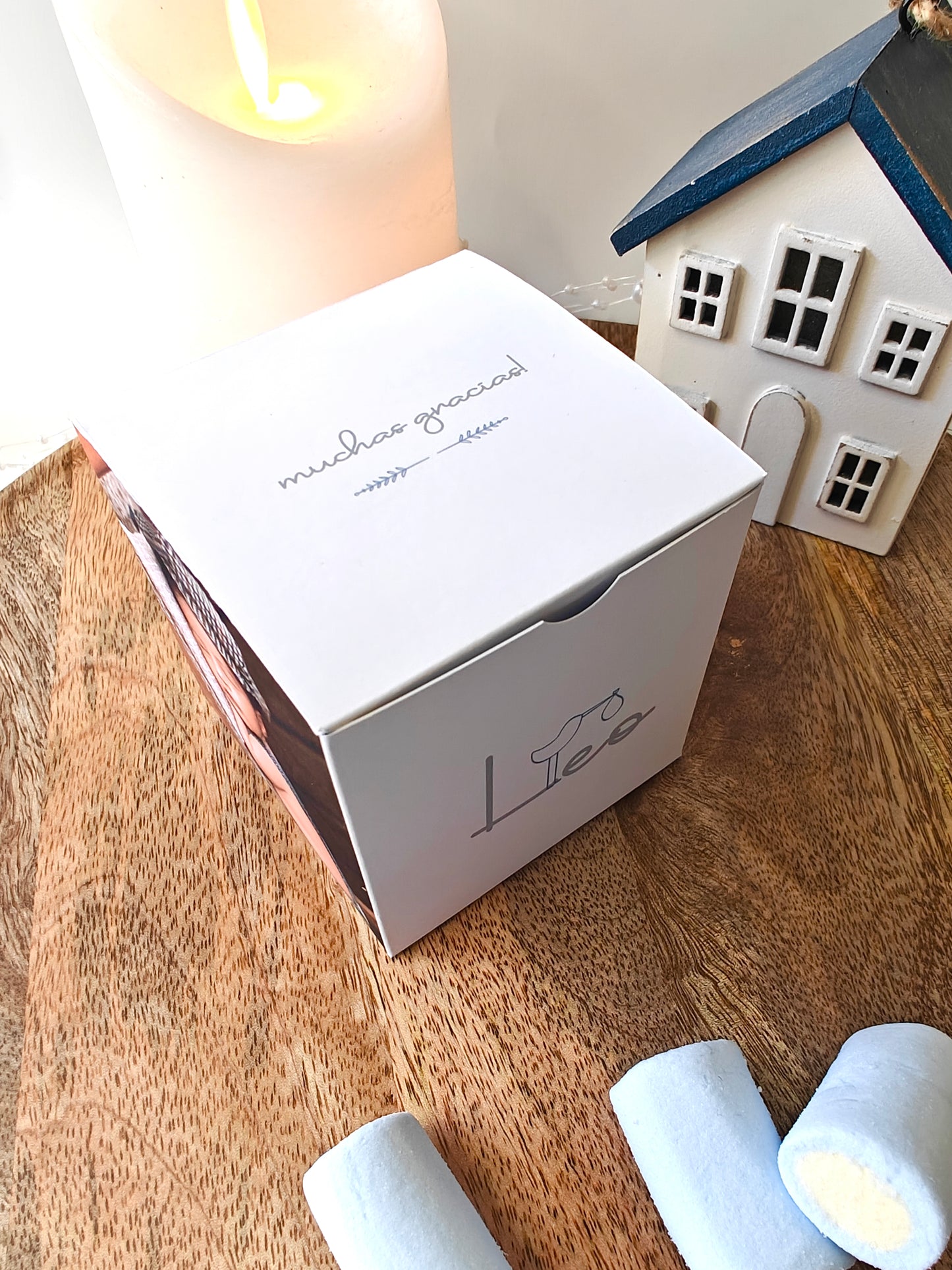 Caja sorpresa con foto personalizada Bautizo COLECCIÓN CIGÜEÑA