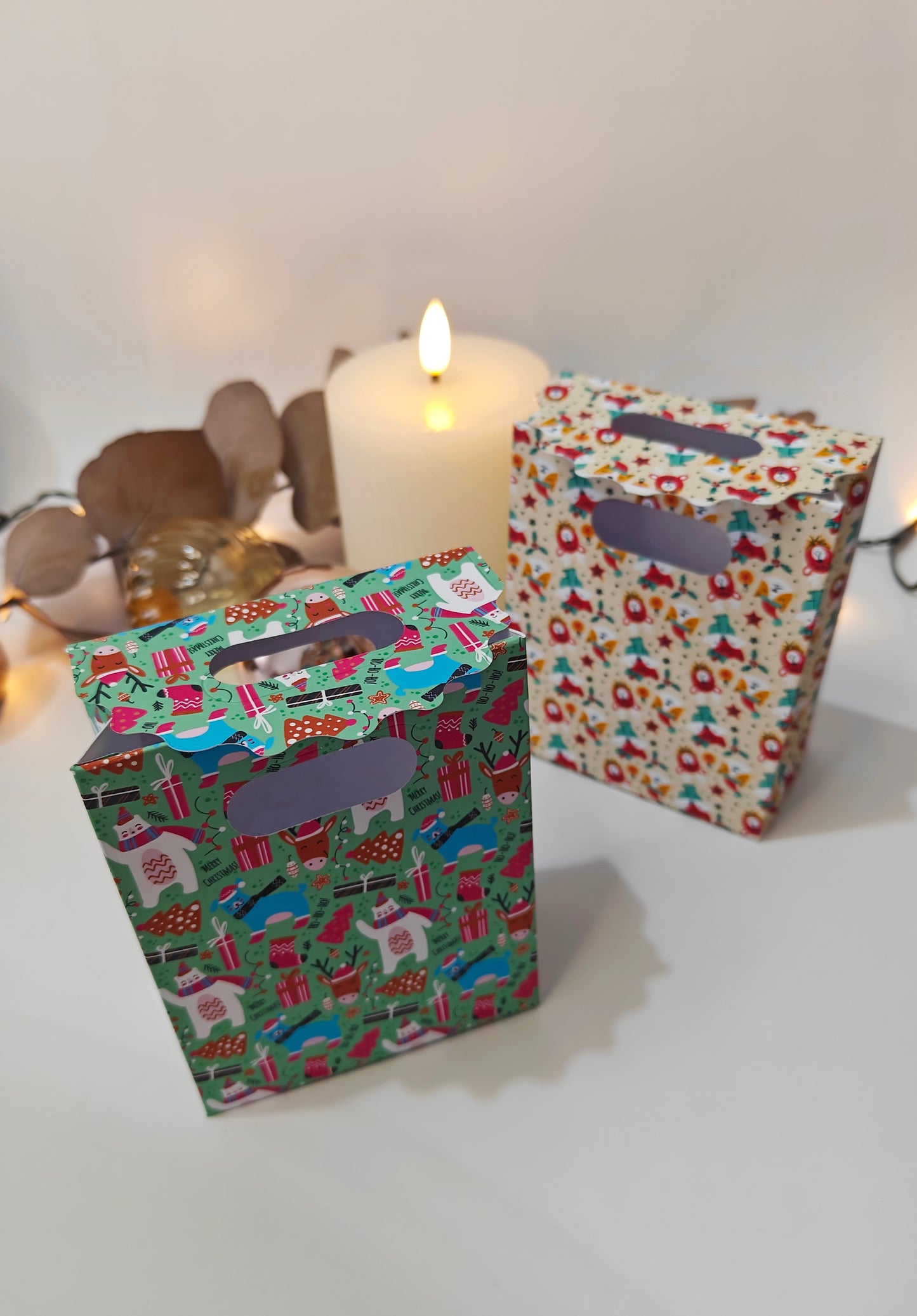 Caja candy bag navidad