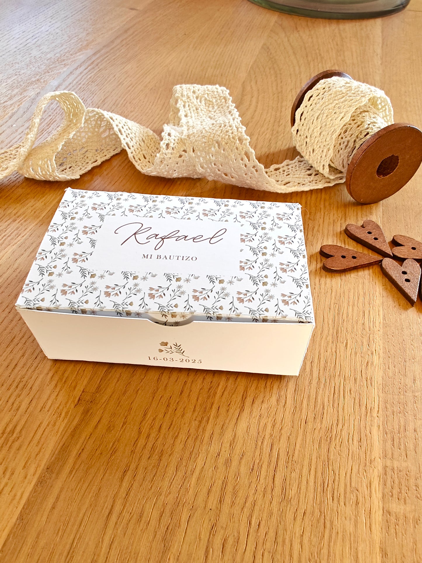 Caja cookie personalizada Bautizo COLECCIÓN BARI