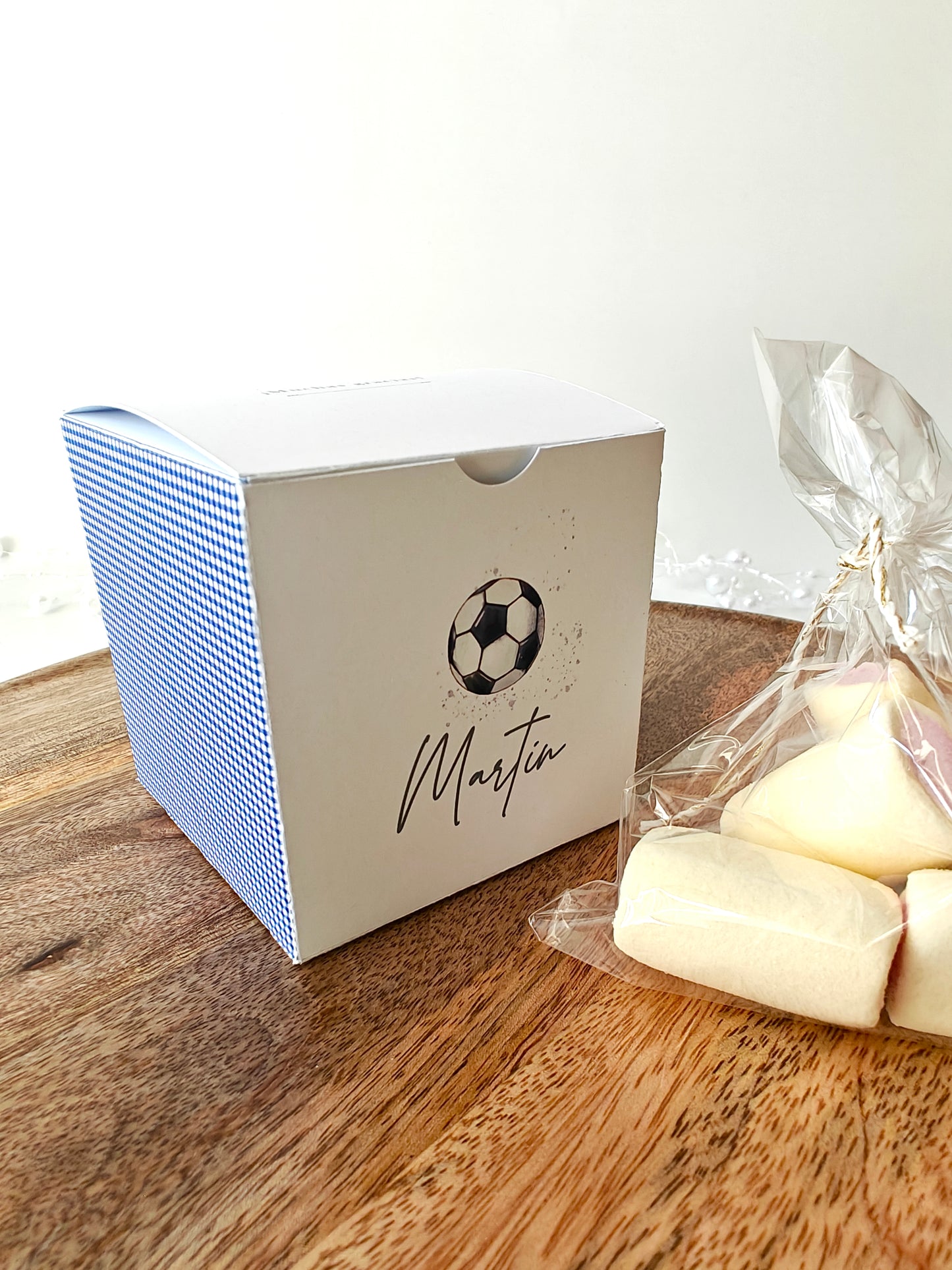 Caja sorpresa personalizada Comunión COLECCIÓN FUTBOL
