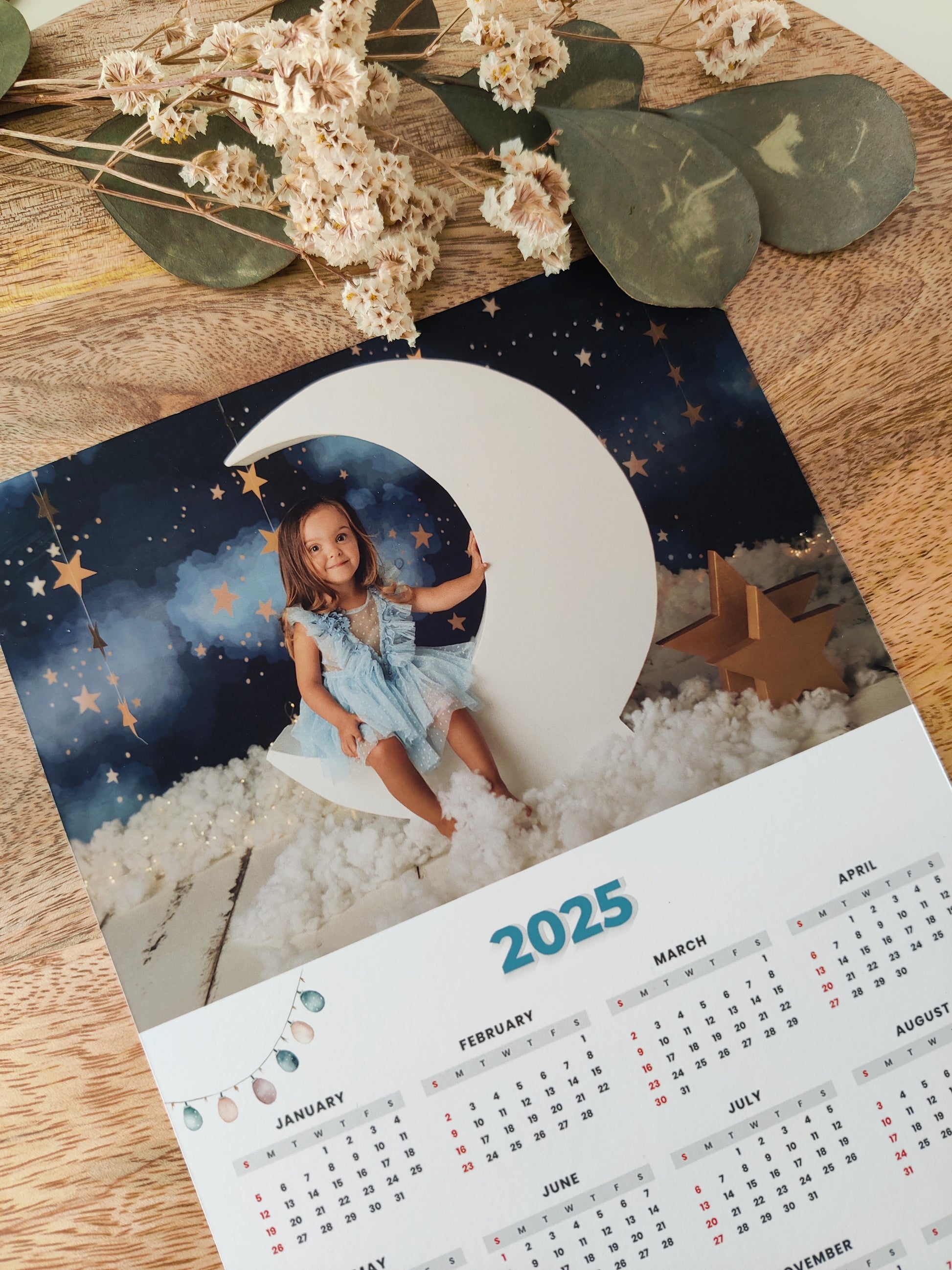 calendario fotográfico bautizo