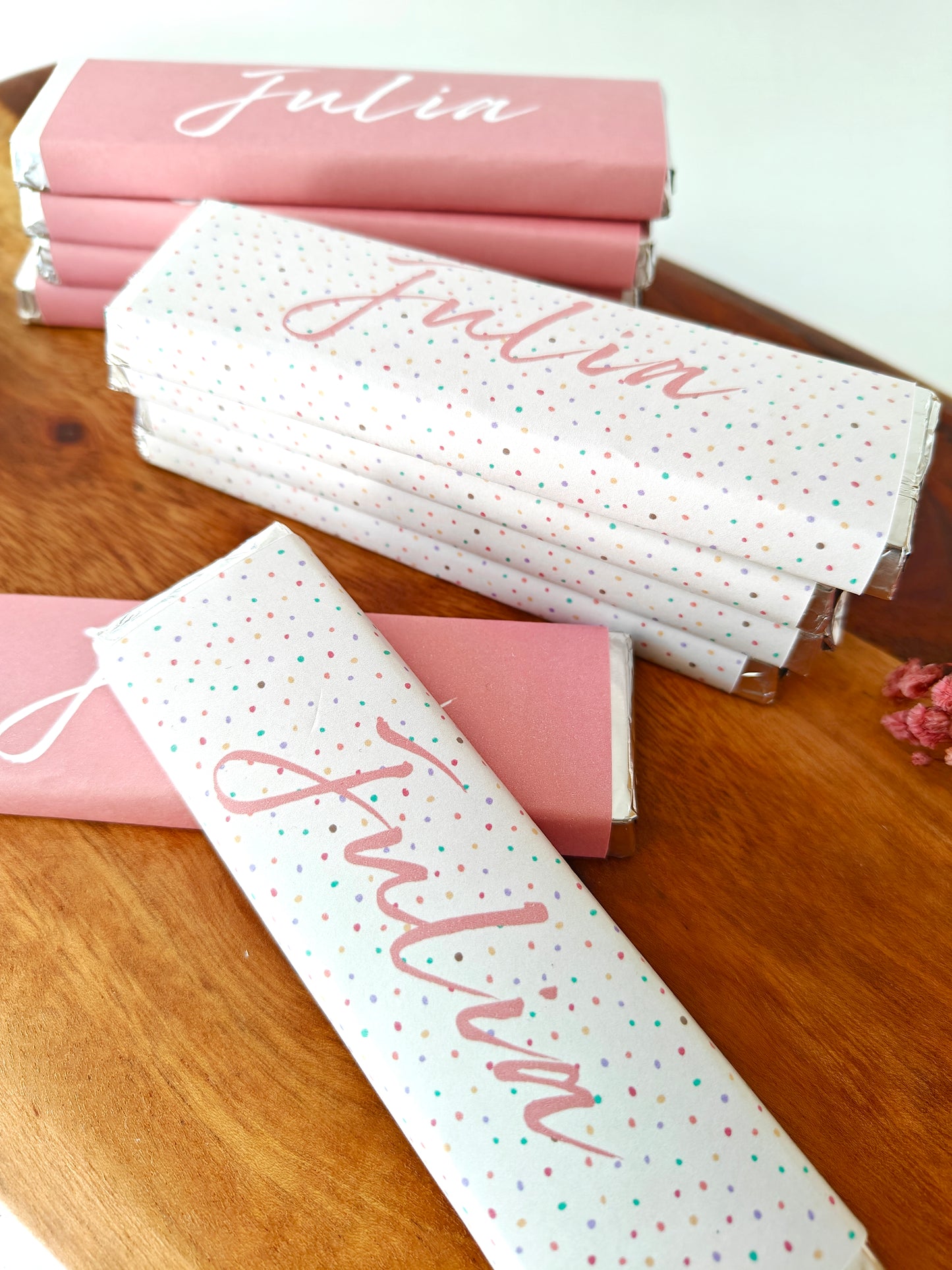 Chocolatina personalizada 50g. Festejos y cumpleaños