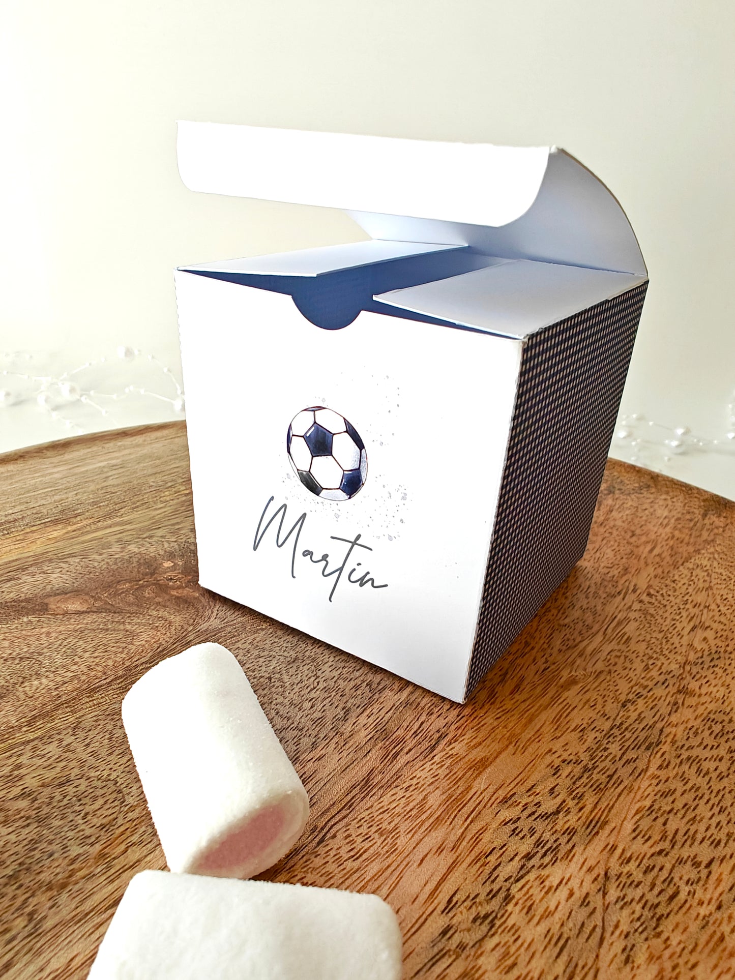 Caja sorpresa personalizada Comunión COLECCIÓN FUTBOL