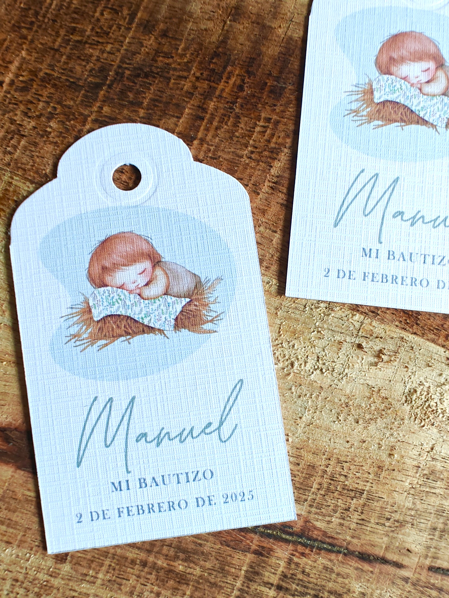 Pack Etiquetas personalizadas Bautizo COLECCIÓN BABY GIRL
