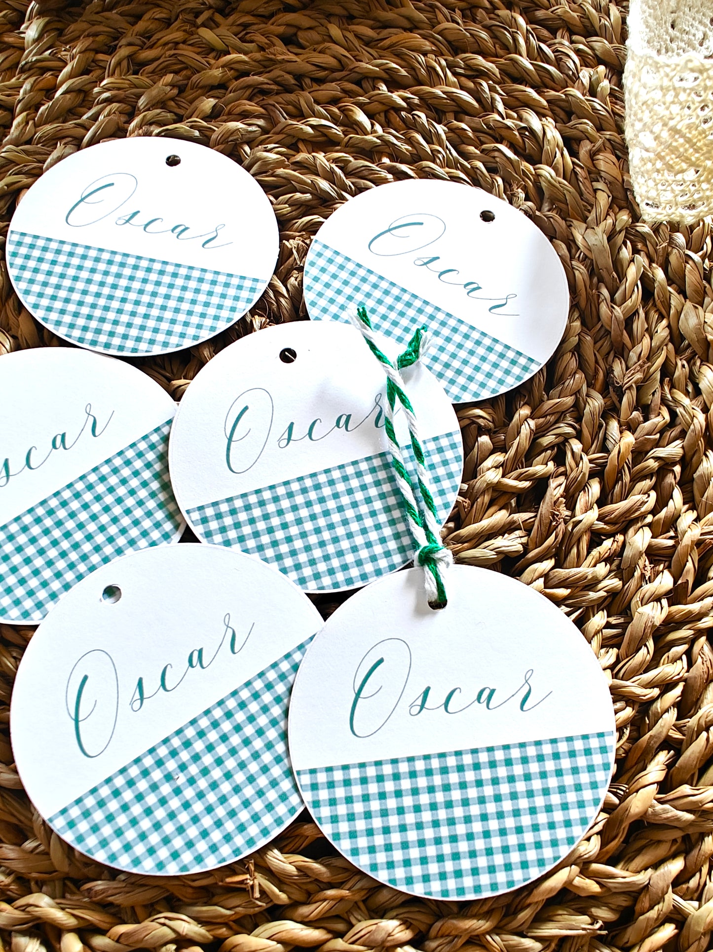 Pack x 15 Etiquetas redonda personalizada Comunión COLECCIÓN VERONA