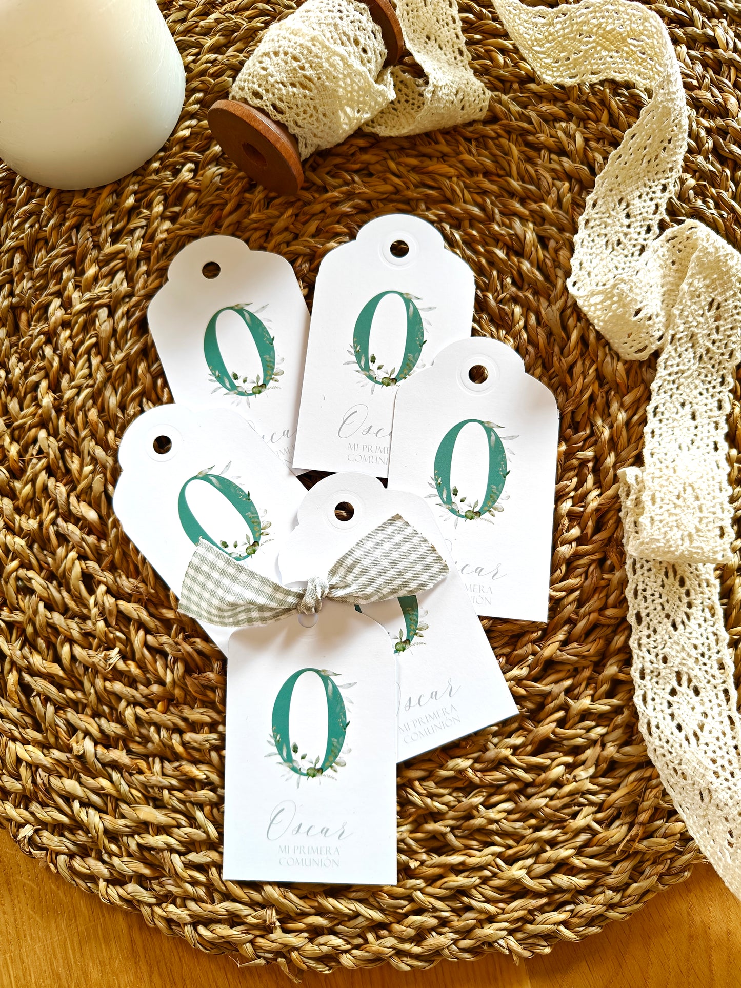 Pack Etiquetas personalizadas Comunión COLECCIÓN VERONA