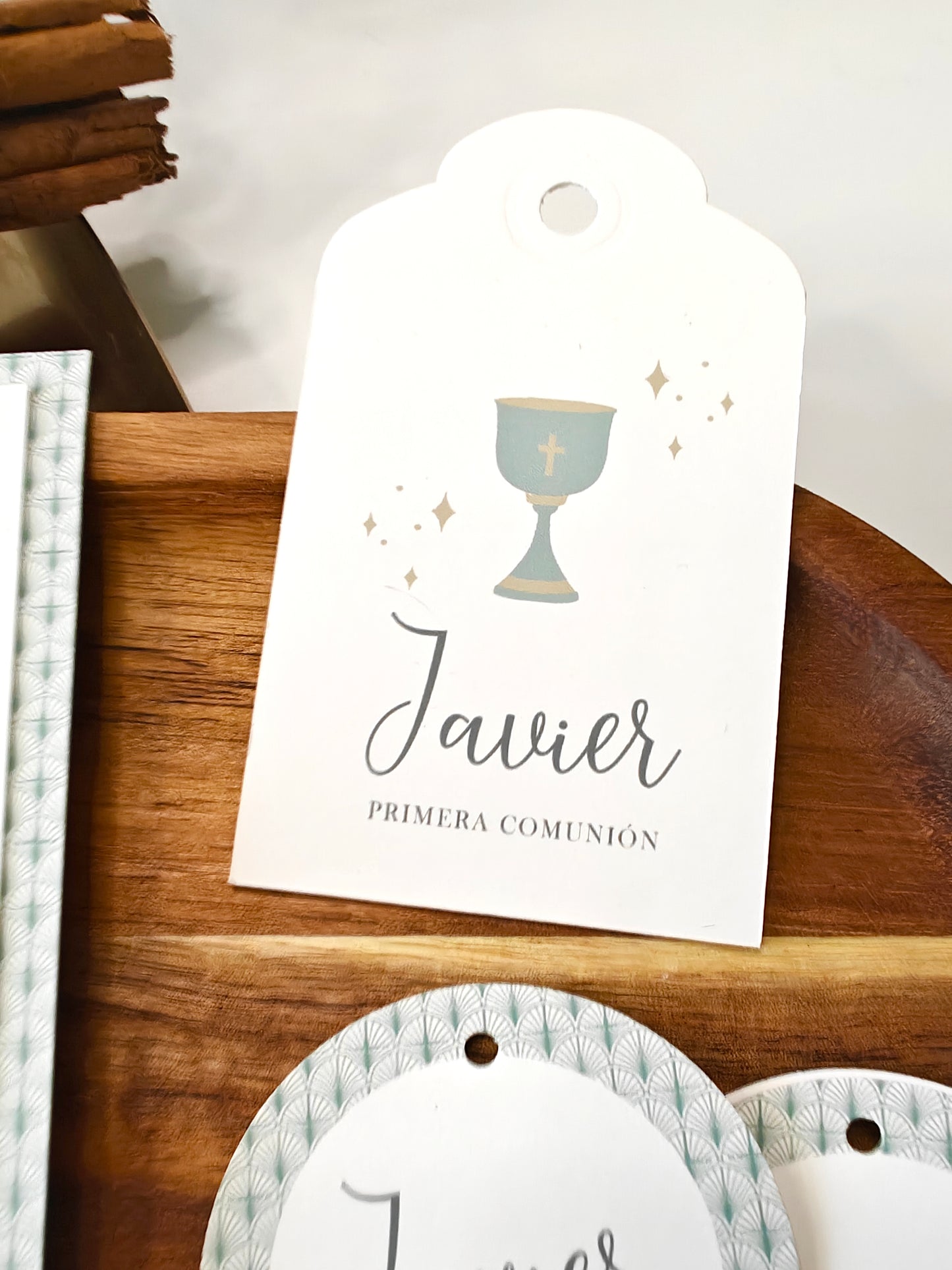 Pack Etiquetas personalizadas Comunión COLECCIÓN IMAGINE CALIZ