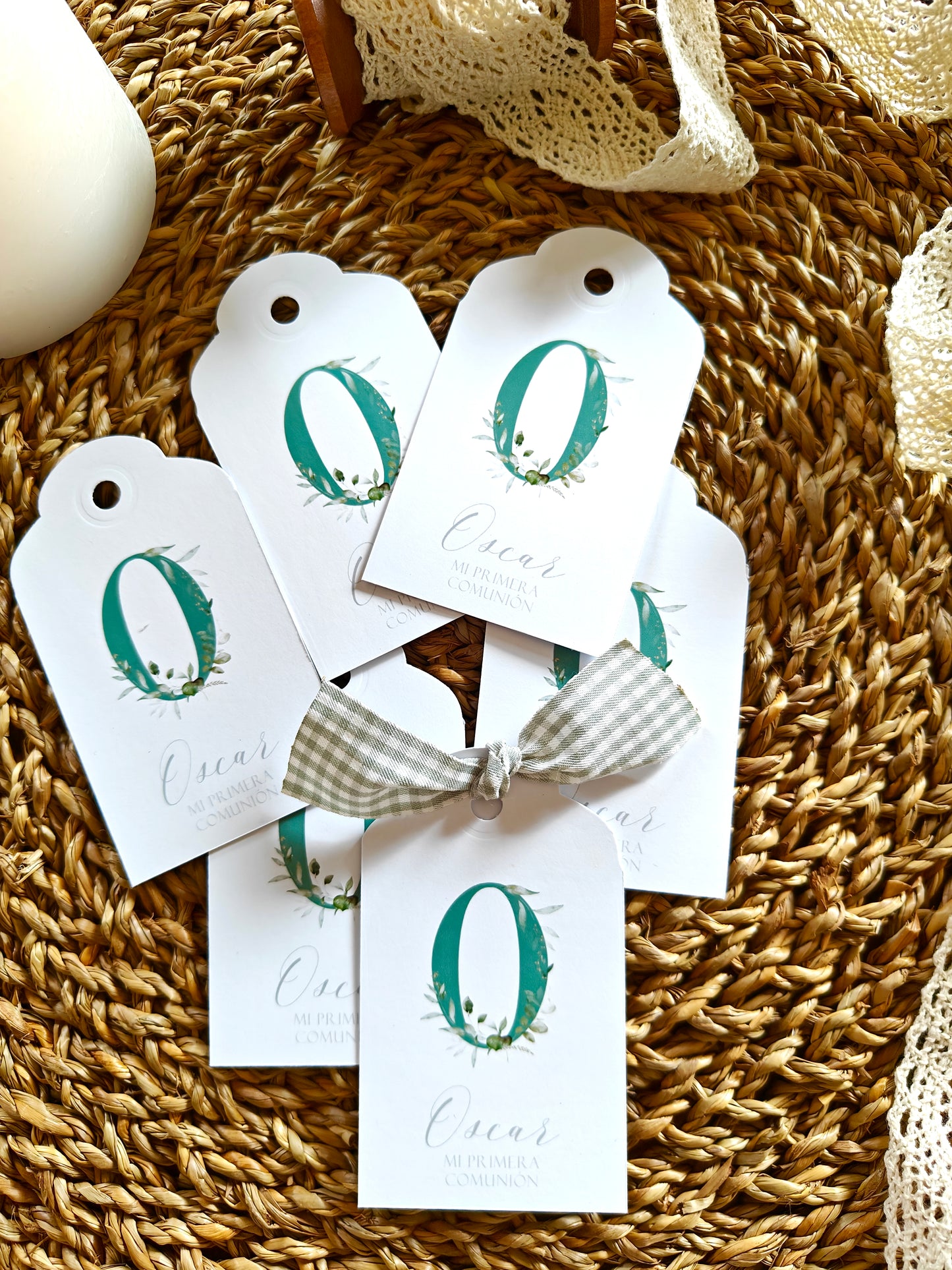 Pack Etiquetas personalizadas Comunión COLECCIÓN VERONA