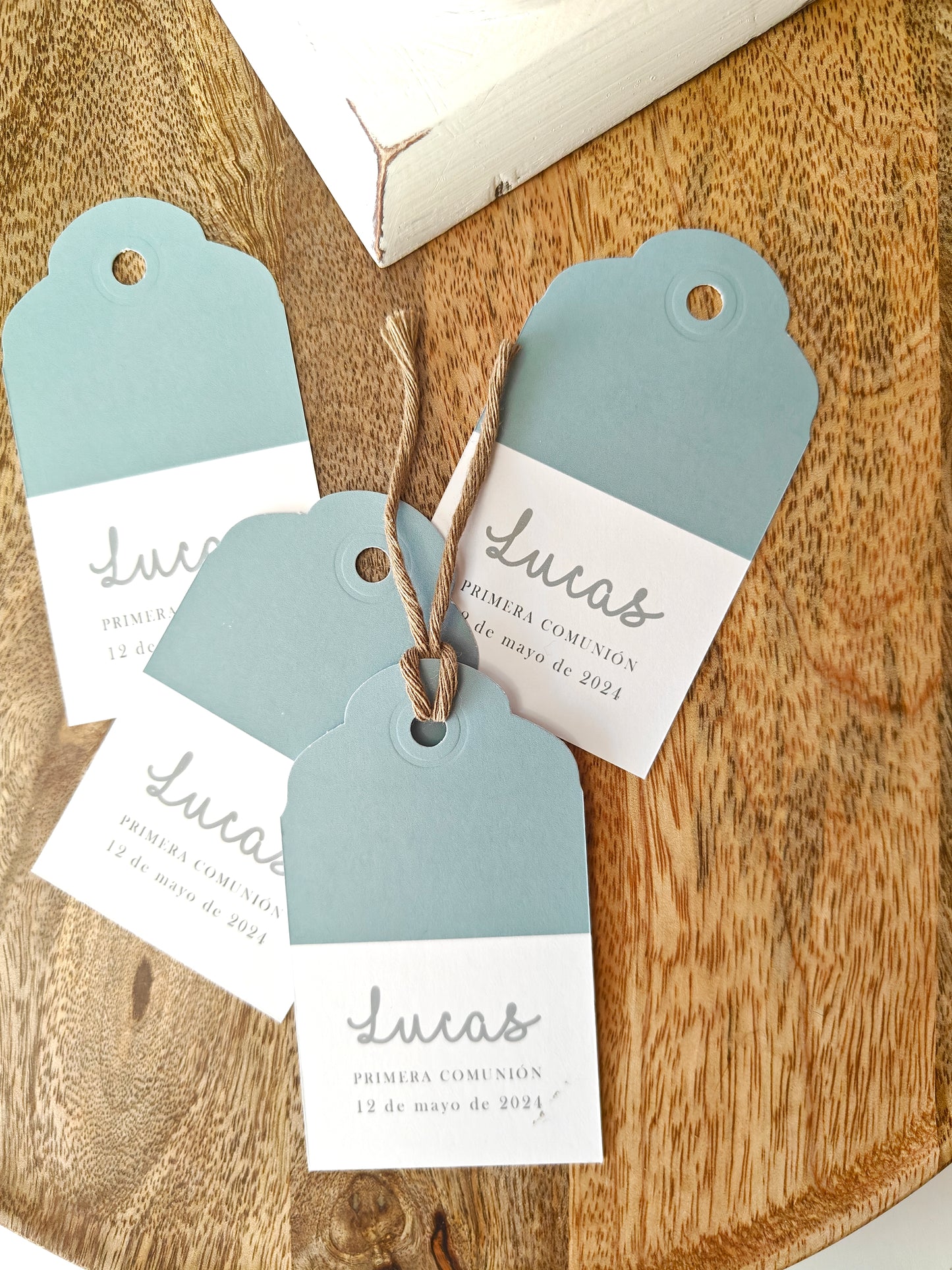 Pack Etiquetas personalizadas Comunión COLECCIÓN CIELO