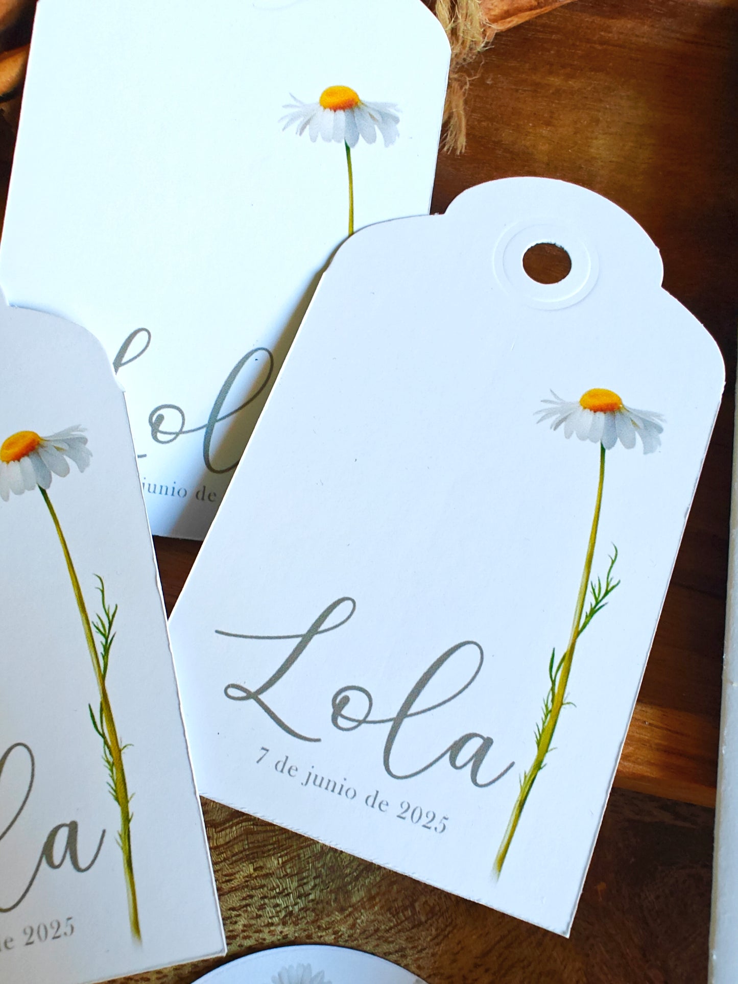 Pack Etiquetas personalizadas Comunión COLECCIÓN MARGHERITA