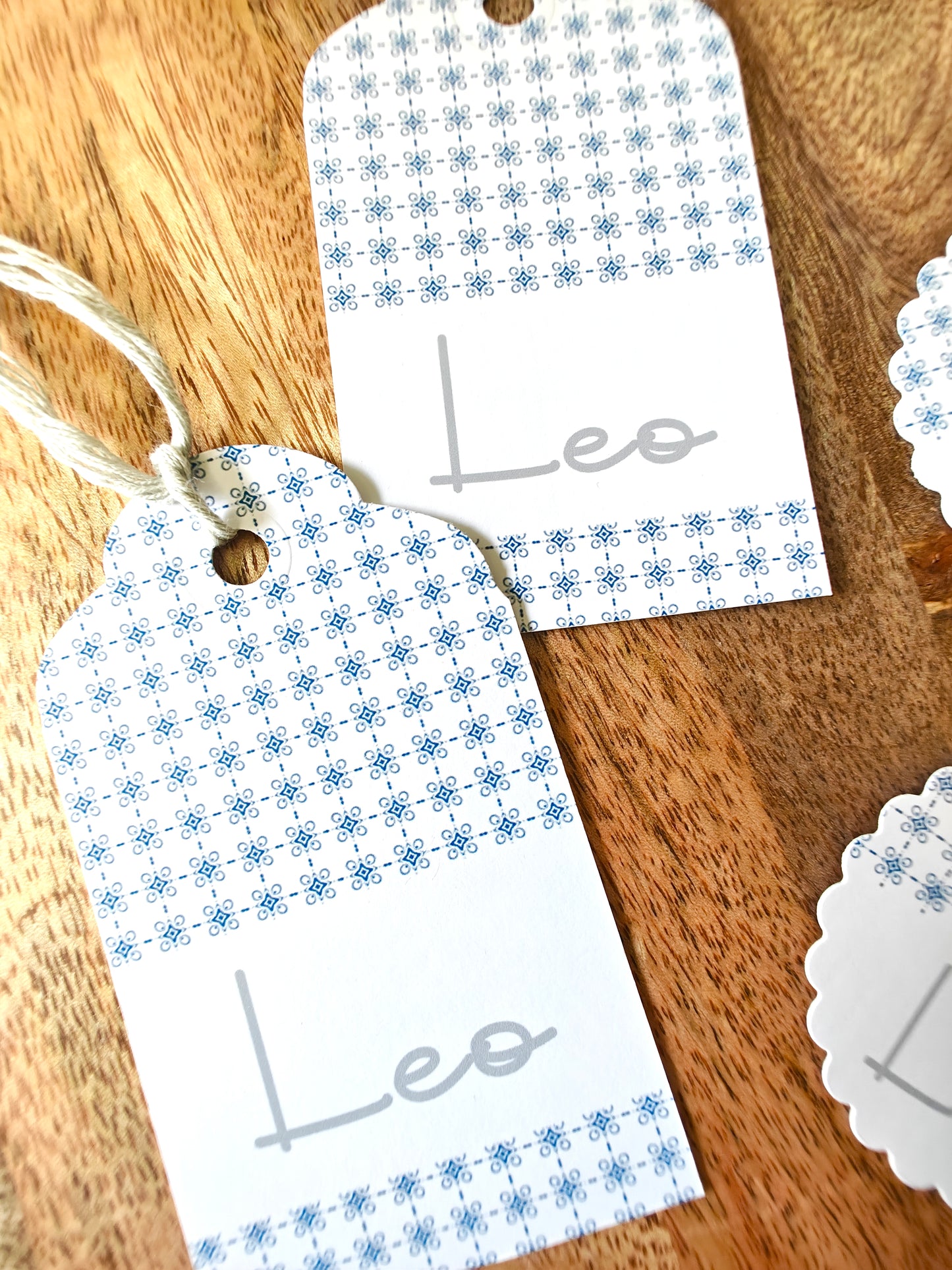 Pack x 15 Etiquetas personalizadas Bautizo COLECCIÓN CIGÜEÑA