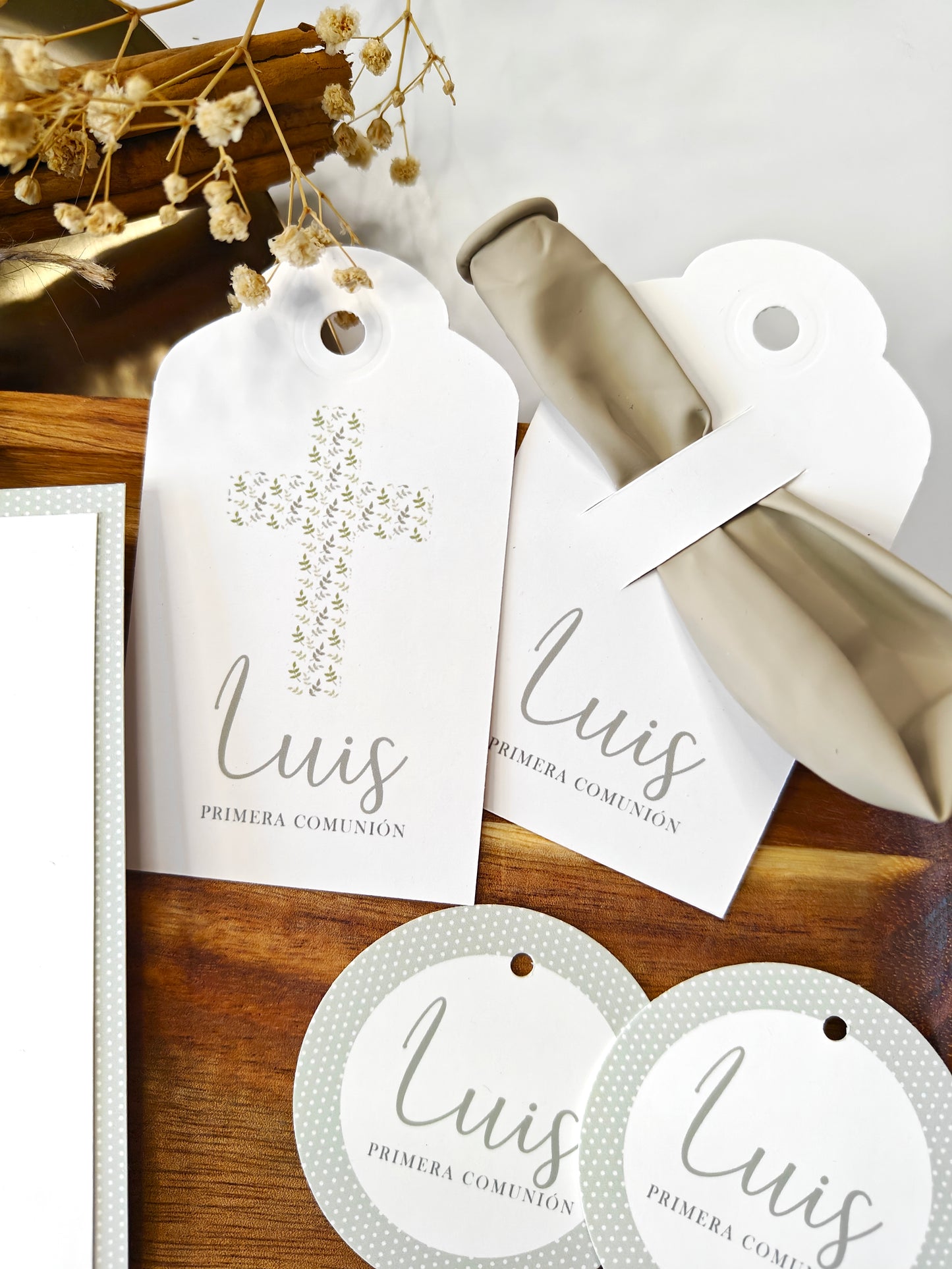 Pack Etiquetas personalizadas Comunión COLECCIÓN IMAGINE CRUZ