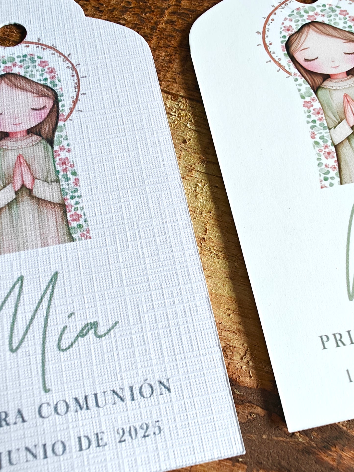 Pack Etiquetas personalizadas Comunión COLECCIÓN VIRGENCITA