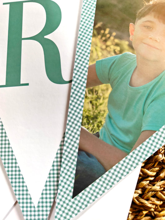 Guirnalda / Banderín personalizada Comunión COLECCIÓN VERONA