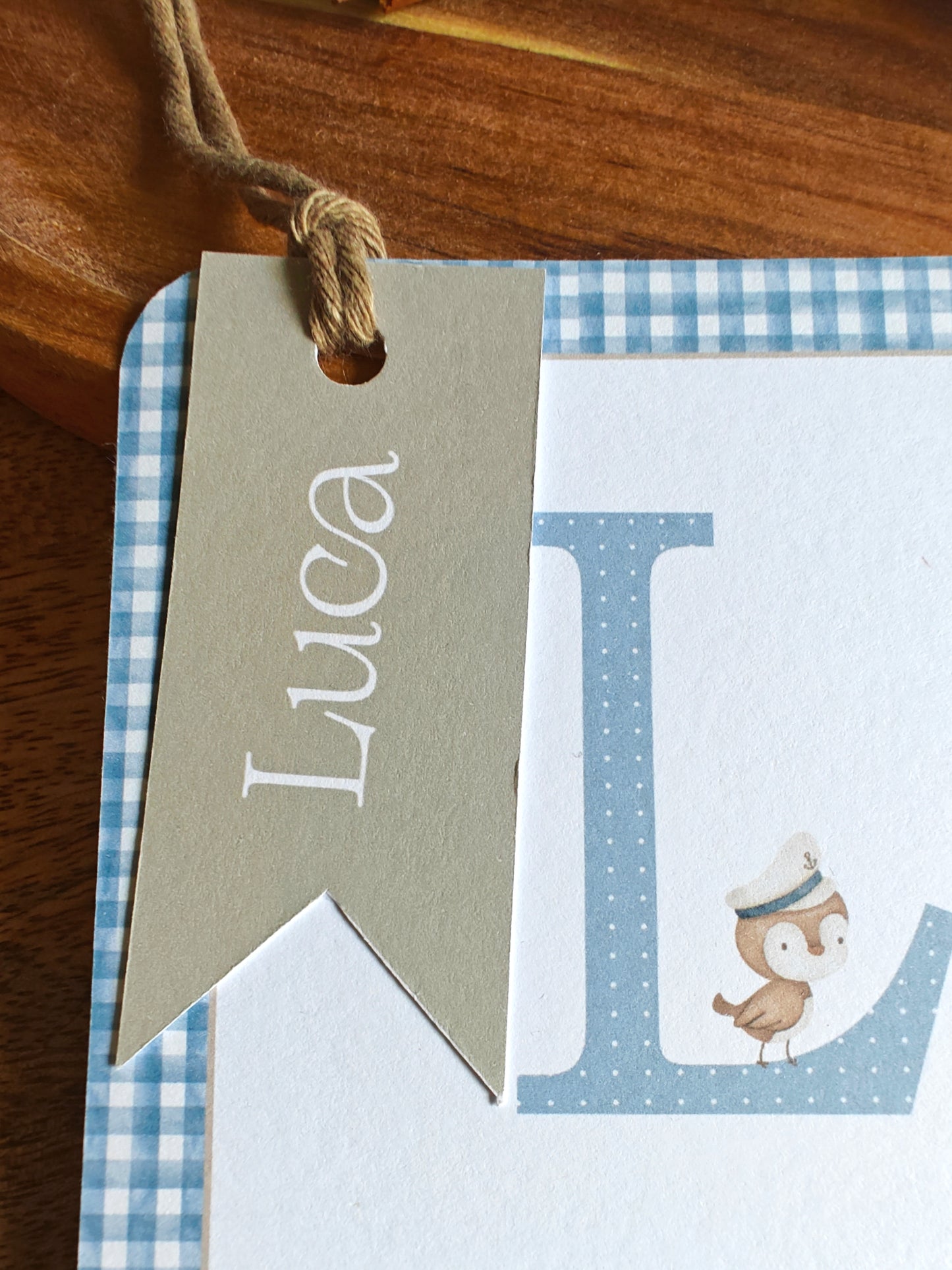 Invitación impresa personalizada Comunión COLECCIÓN INICIAL + Pajarito marinero