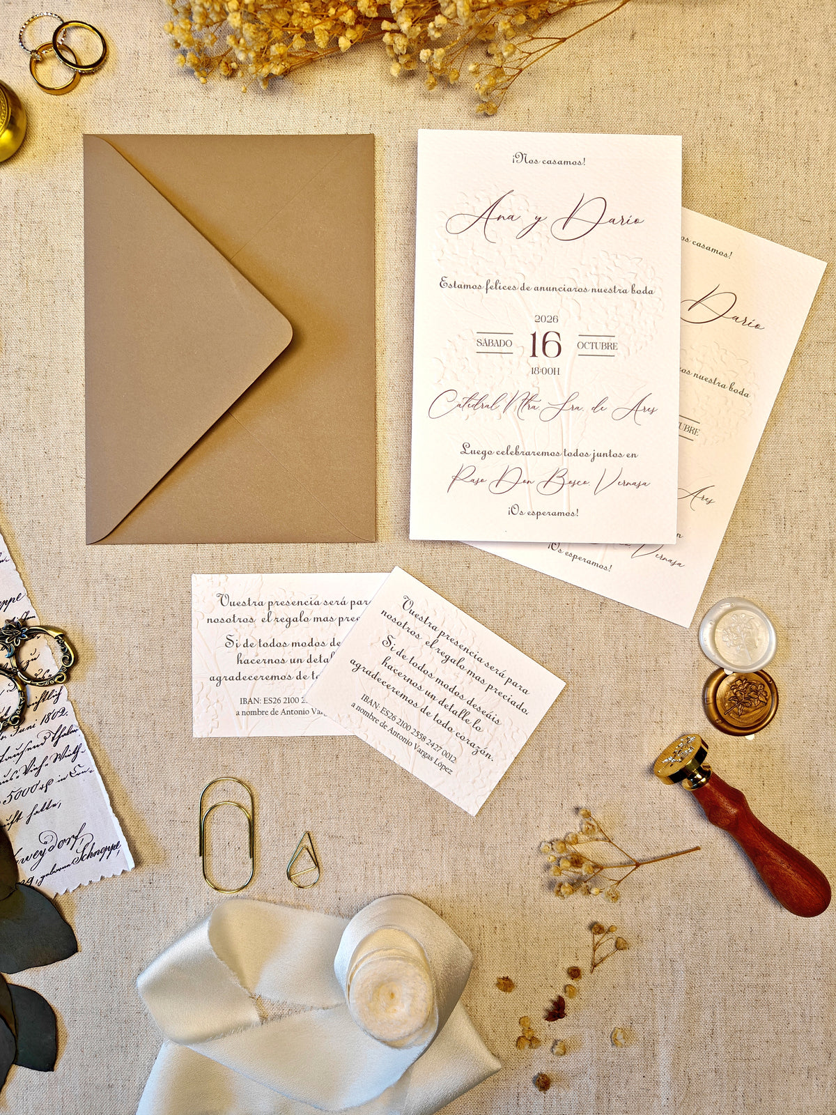 INVITACIÓN BODA / COLECCIÓN HORTENSIA