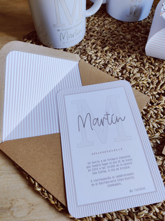 tarjeta invitacion recordatorio comunion