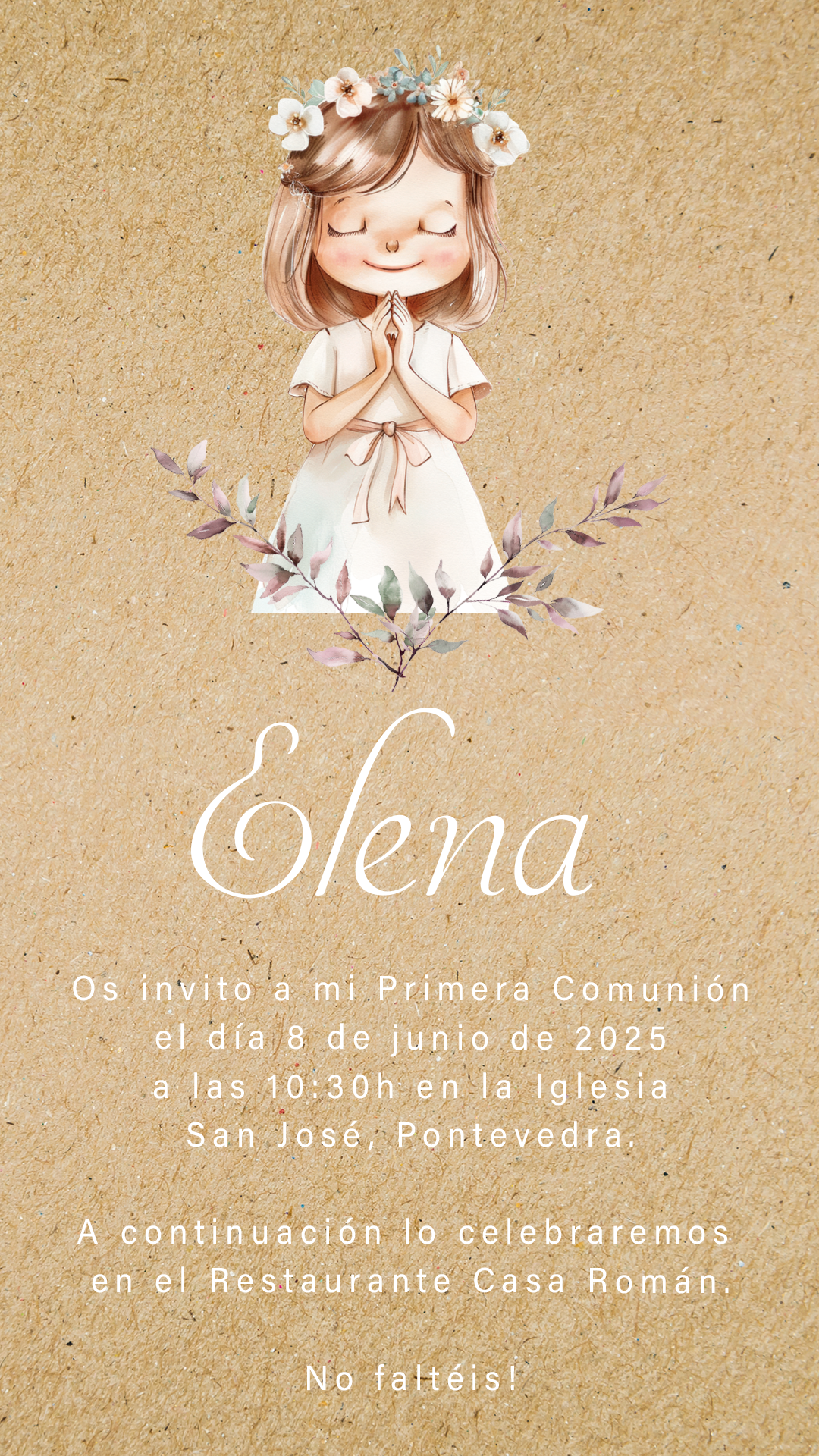invitacion digital personalizada, para enviar por whatsapp a tus invitados