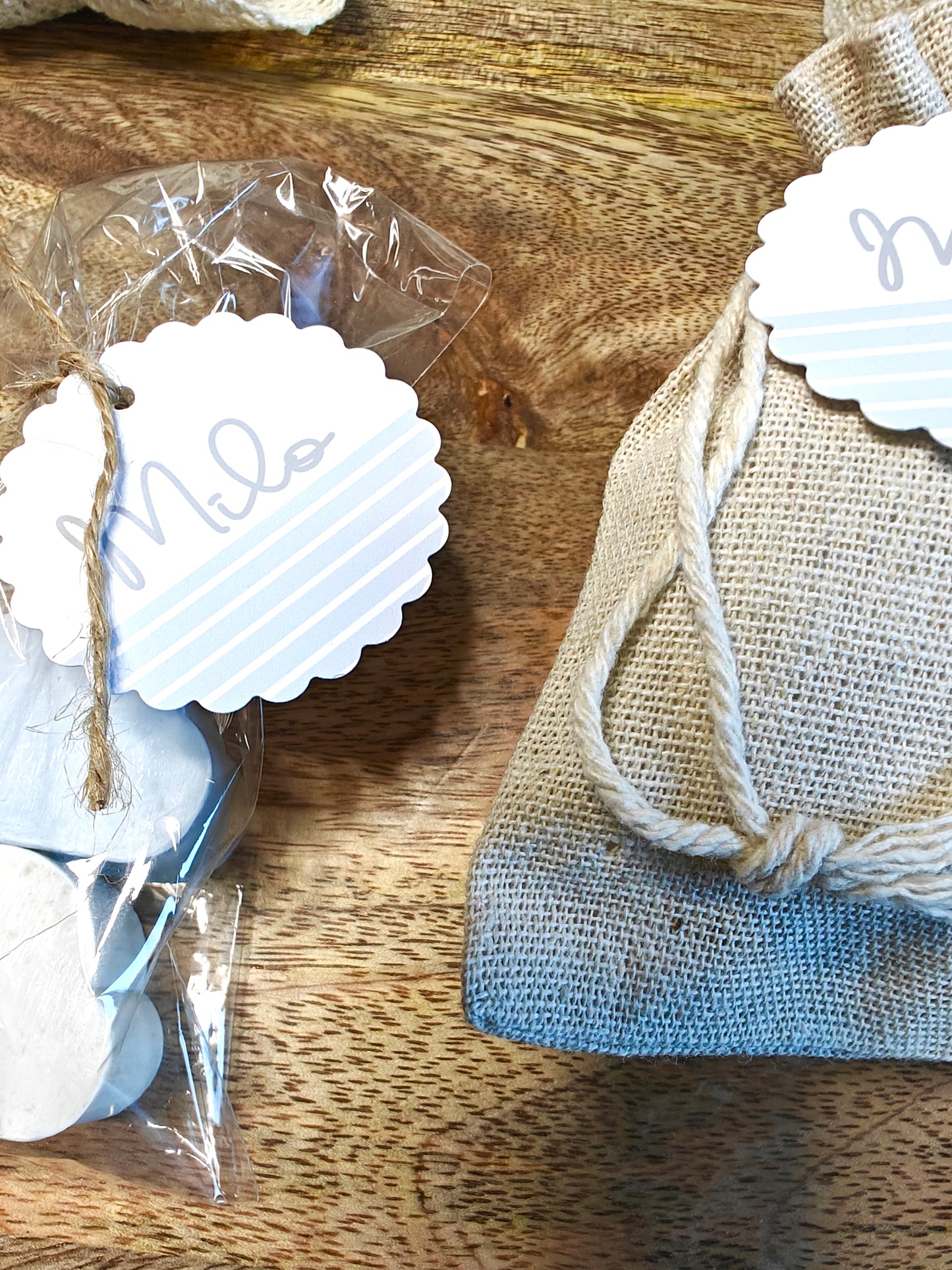 Jabón formas artesanal pack x 2 personalizado, Bautizo COLECCCIÓN BALLÓN
