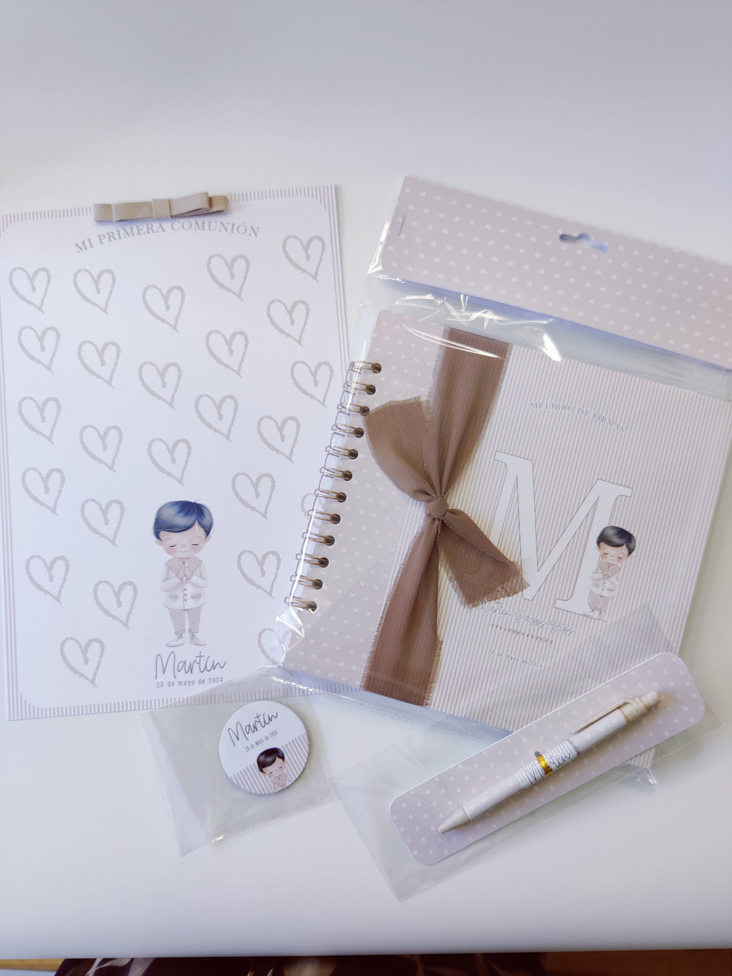 Libro de firmas personalizado Primera Comunión