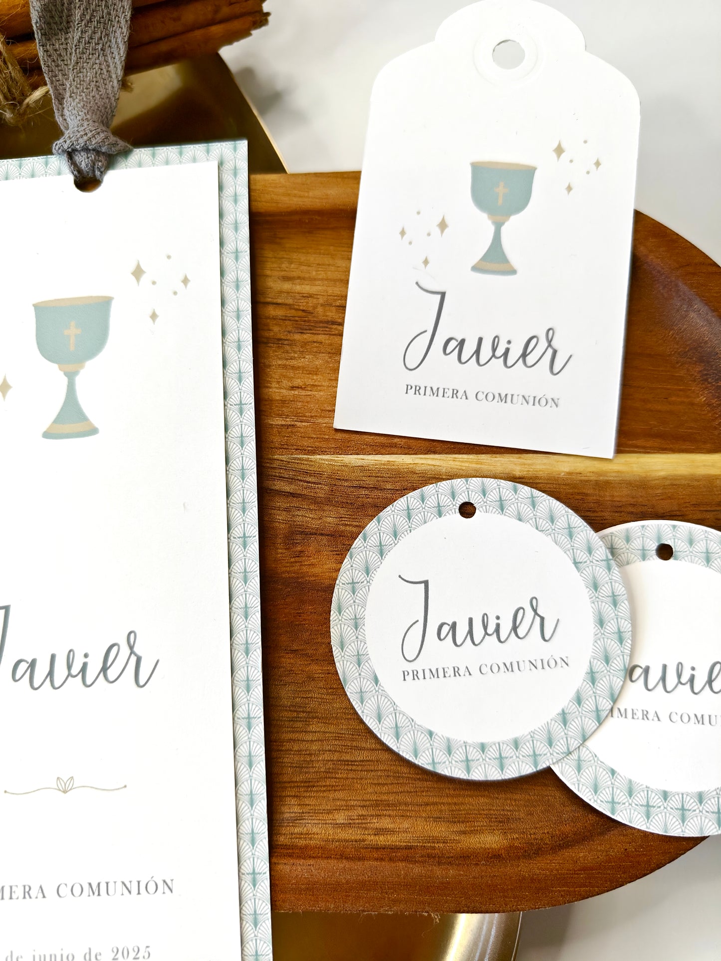 Pack Etiquetas personalizadas Comunión COLECCIÓN IMAGINE CALIZ