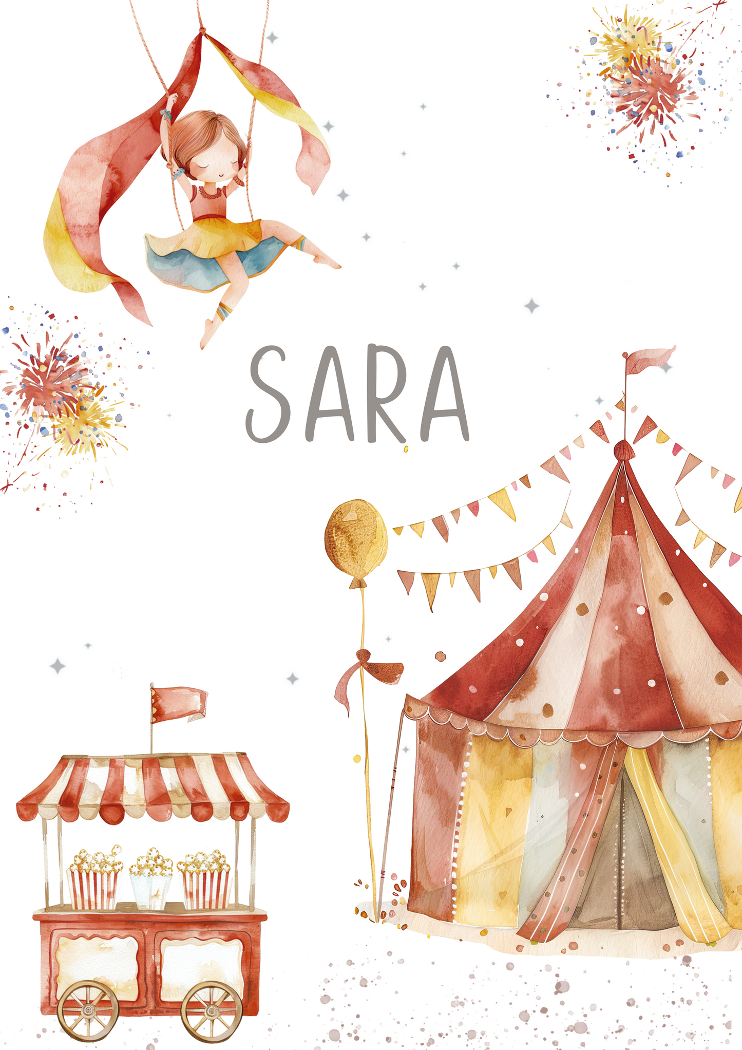Pack PROMO decoración, papelería y detalles Festejos y cumpleaños FUNNY CIRCUS