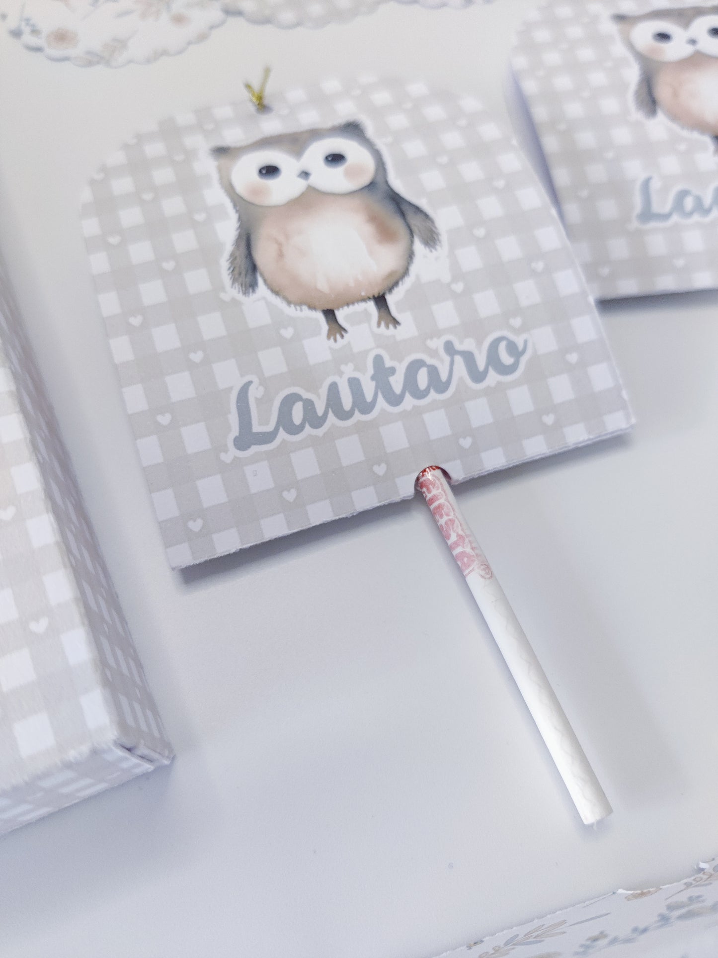 Piruletas personalizadas Bautizo, Comunión y festejos y cumpleaños