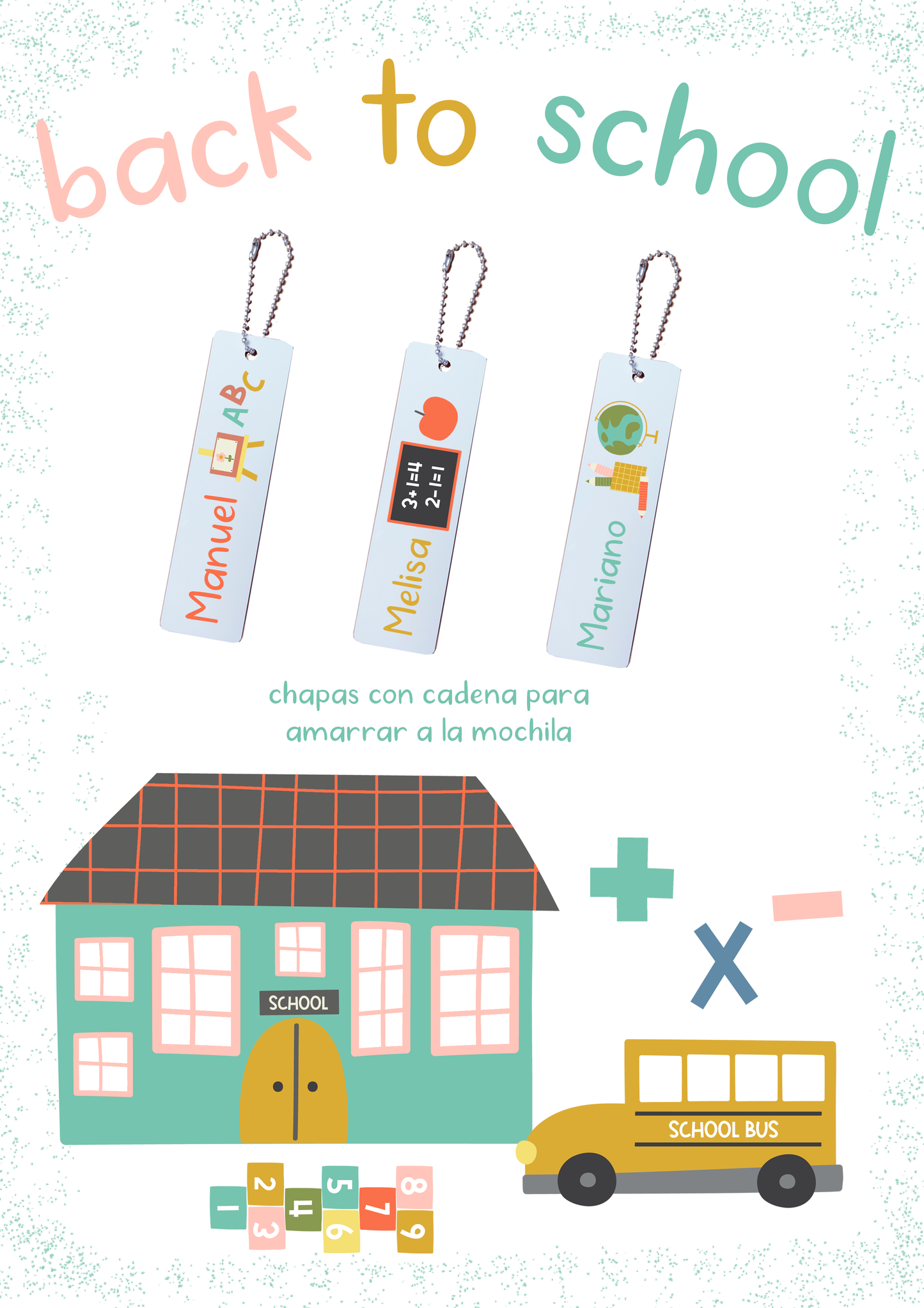 Pack VUELTA AL COLE personalizado