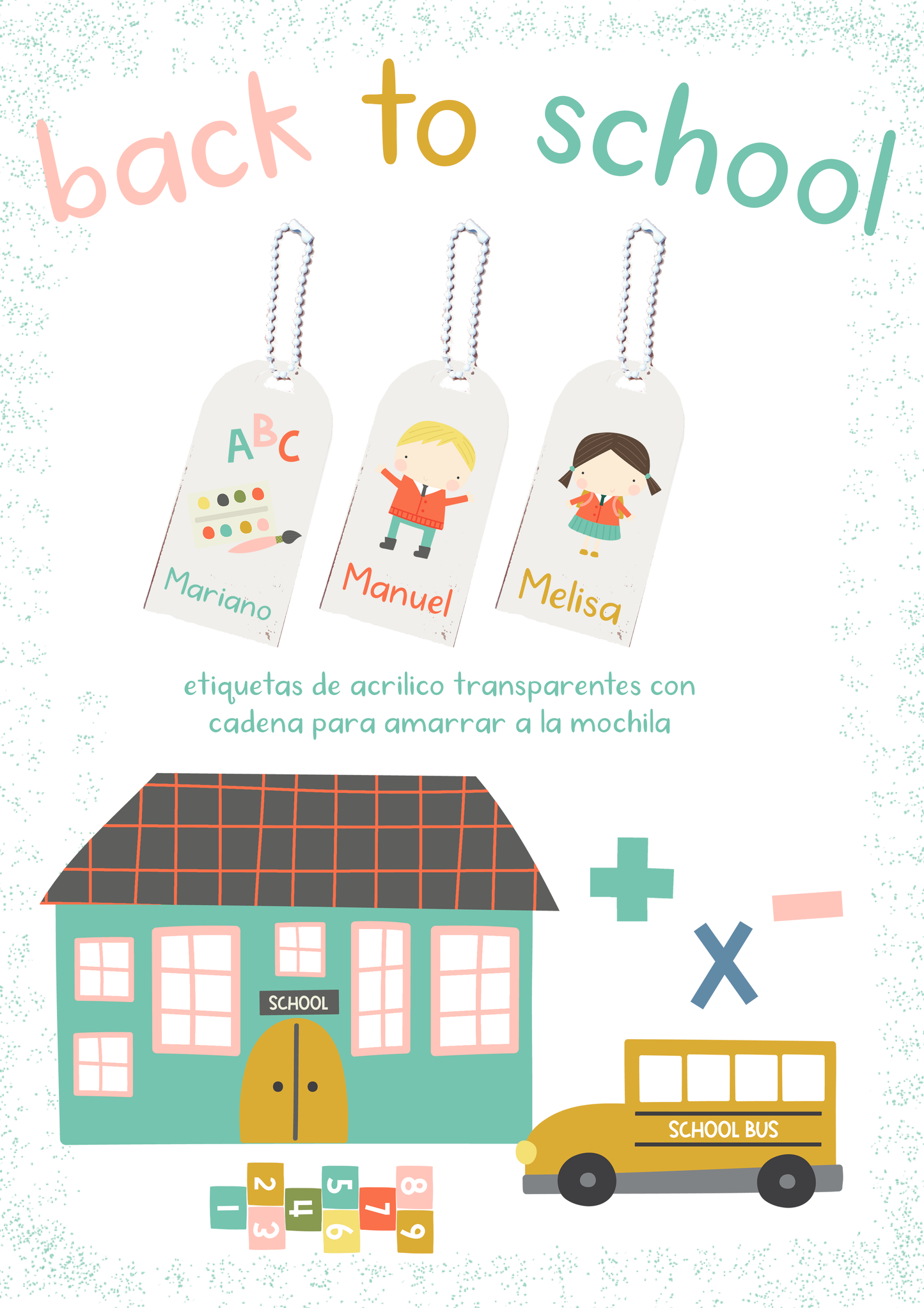 Pack VUELTA AL COLE personalizado