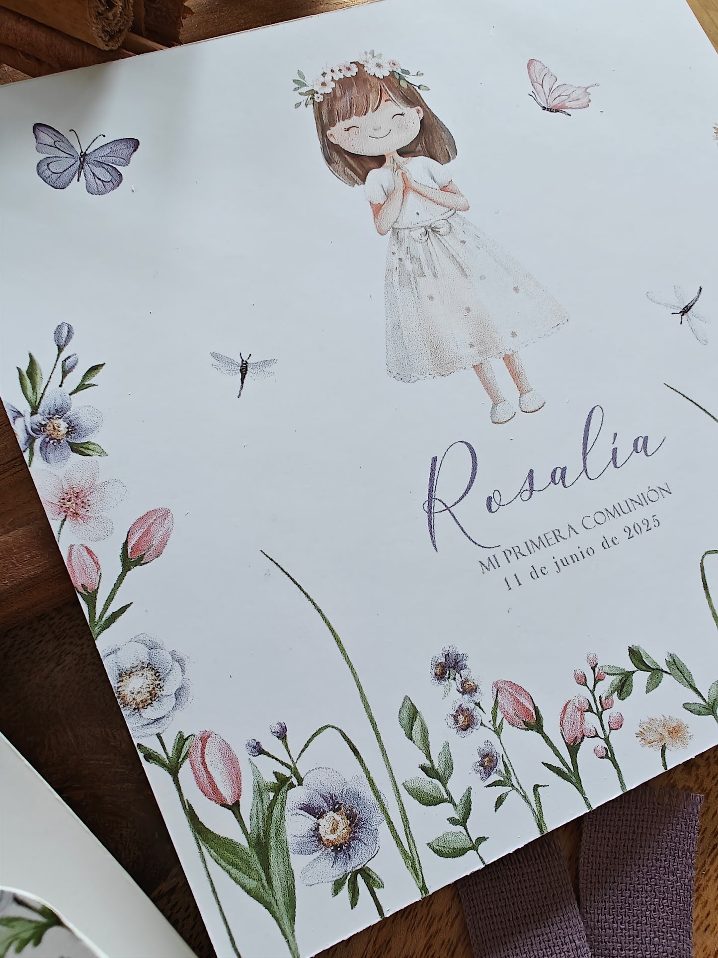 Recordatorio personalizado Comunión COLECCIÓN TAORMINA